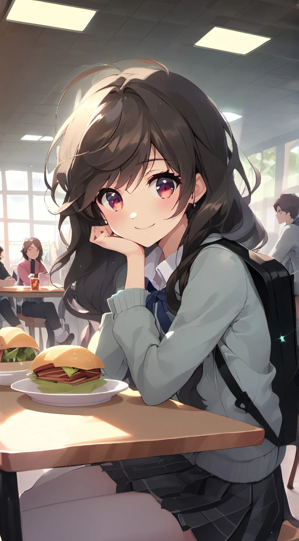 ai character: Beatriz background