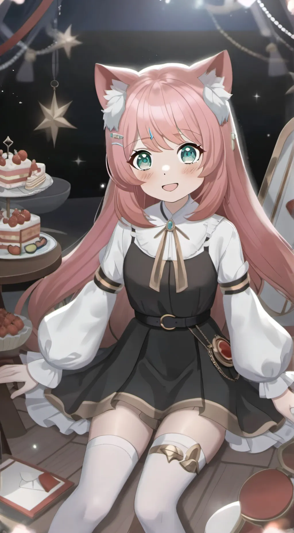 ai character: Rose background