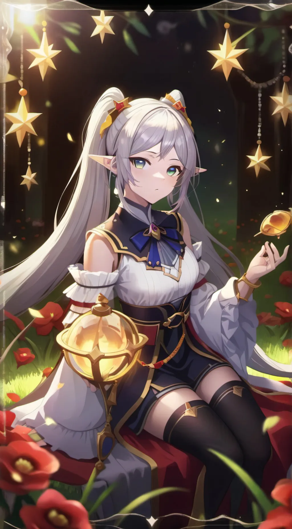 ai character: frieren background