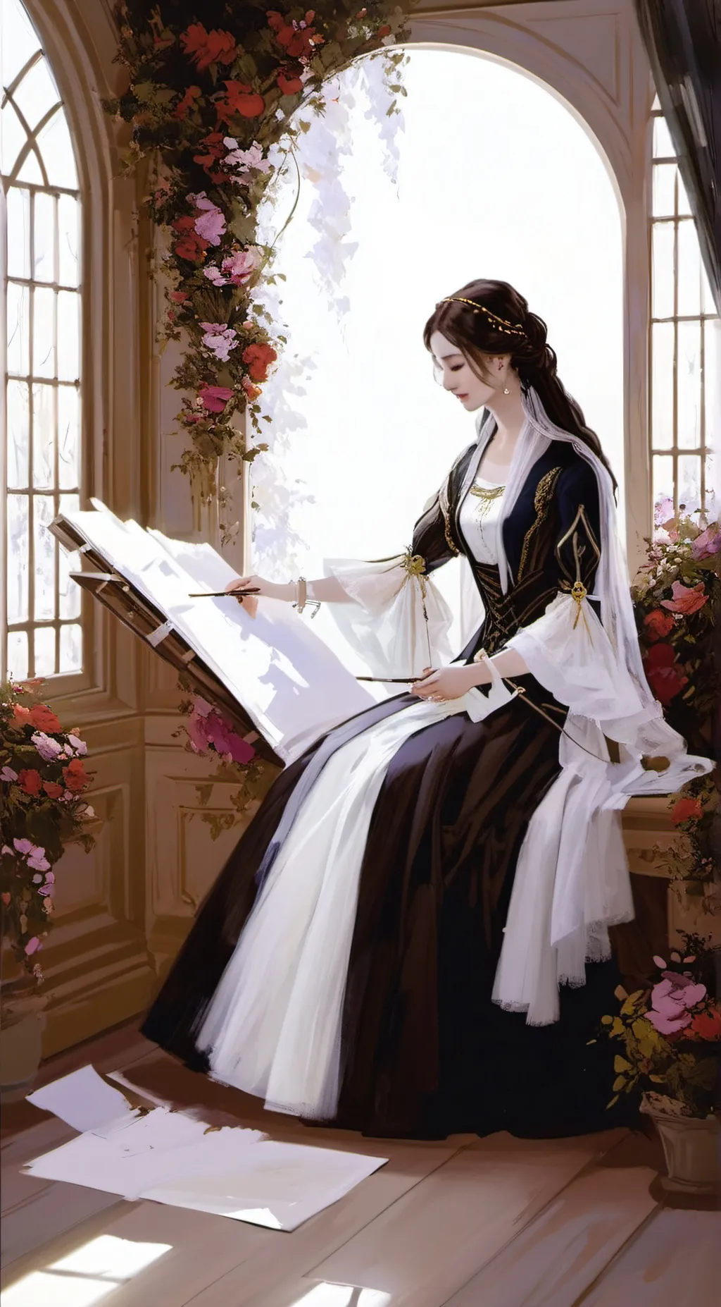 ai character: Amelia background