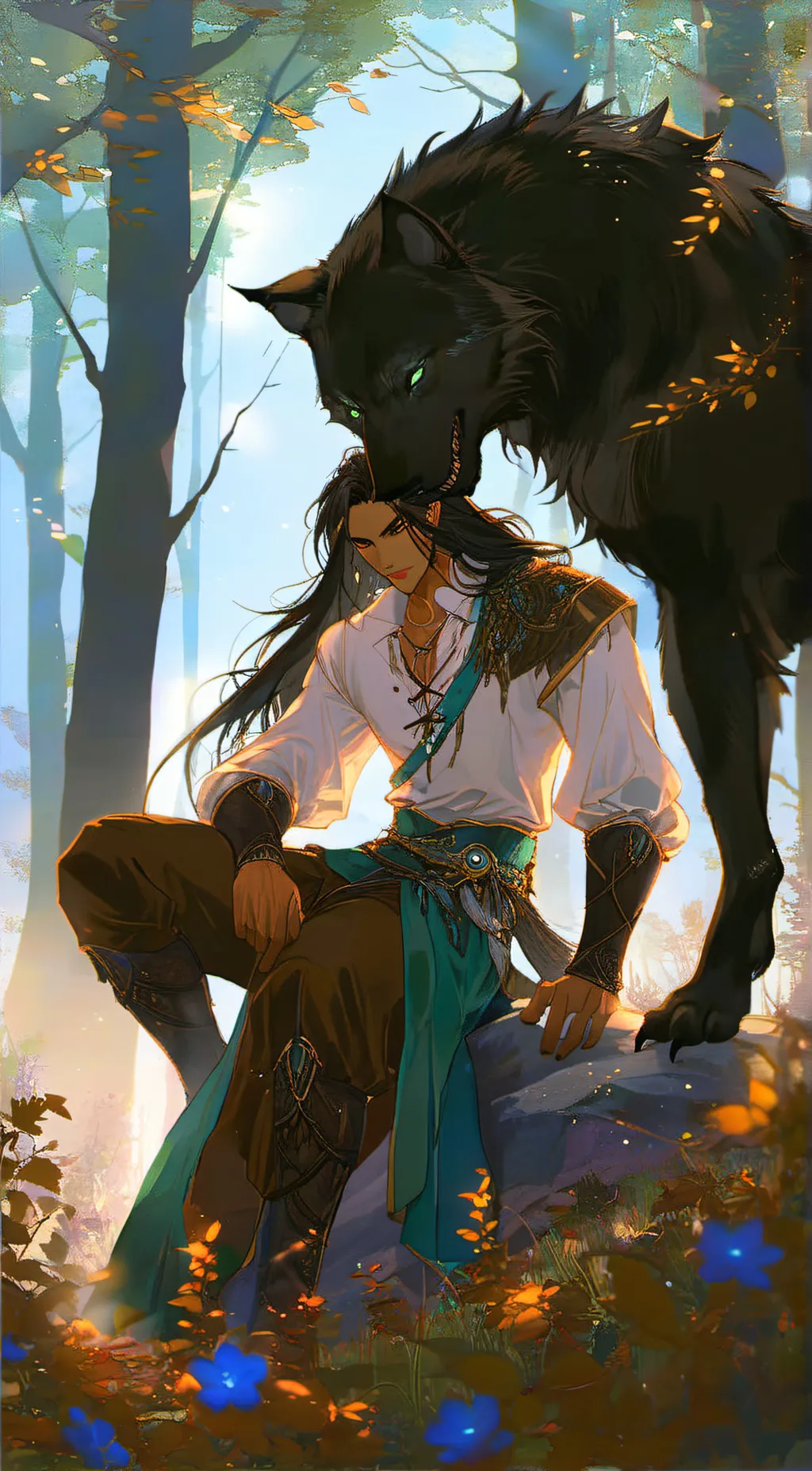 ai character: mason<3 background