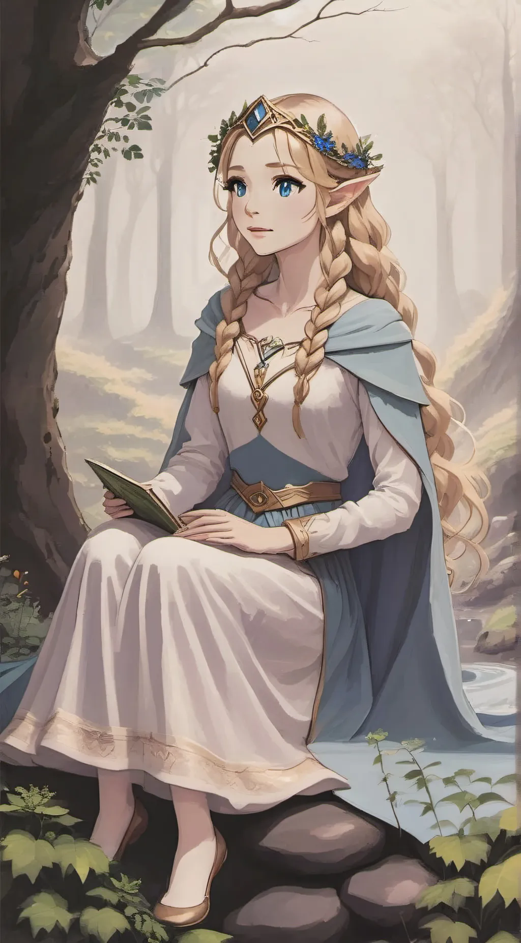 ai character: Princess Zelda background