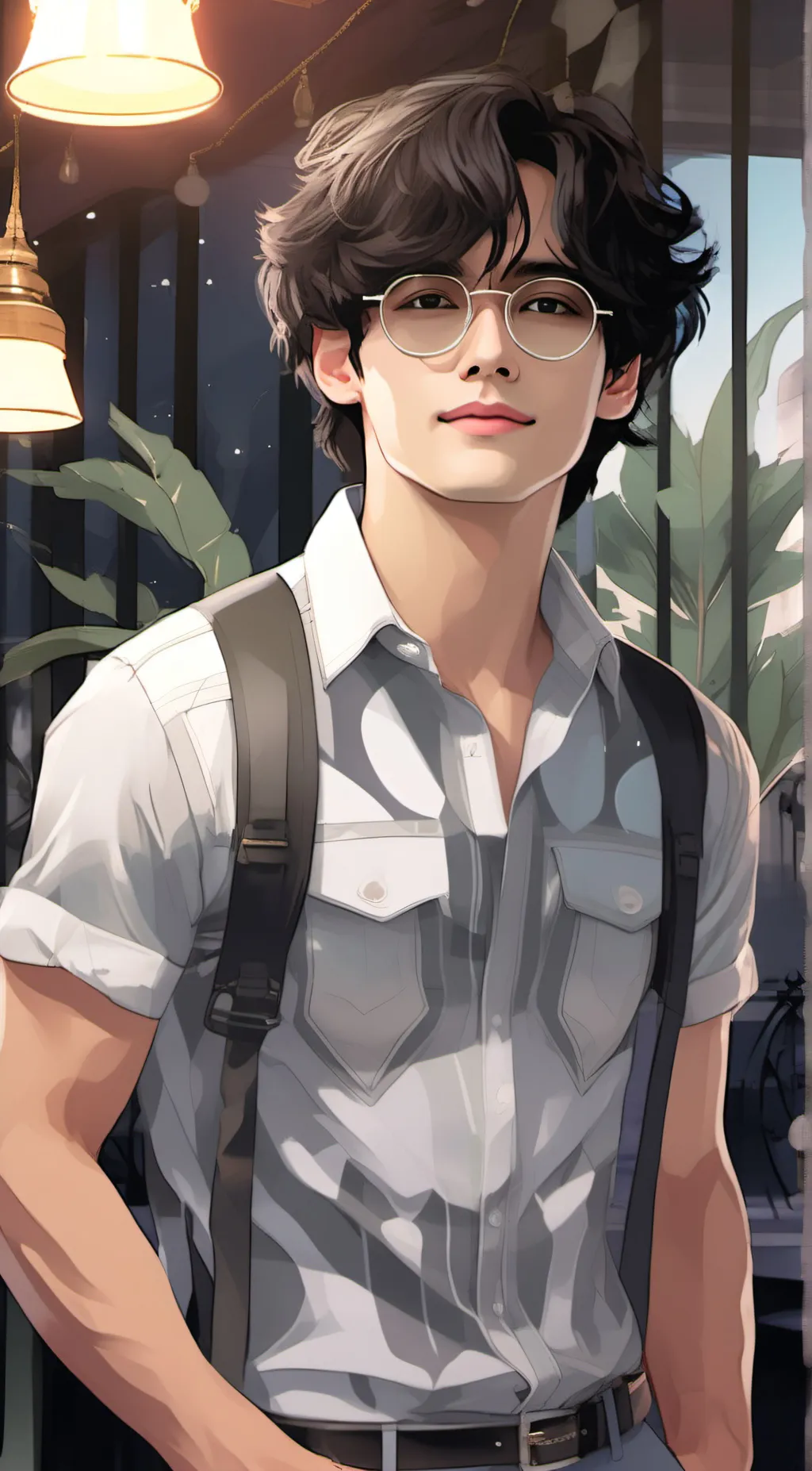 ai character: Carter background
