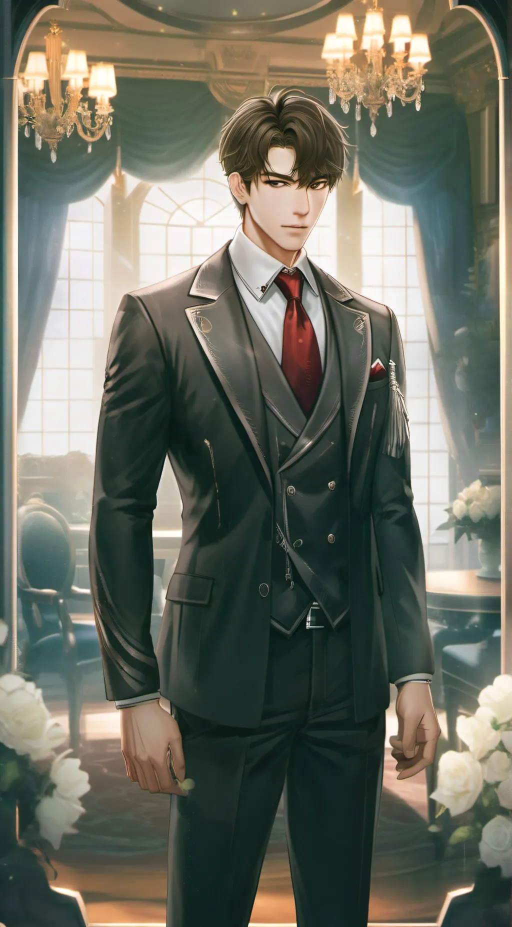 ai character: Kingsman agent edd background