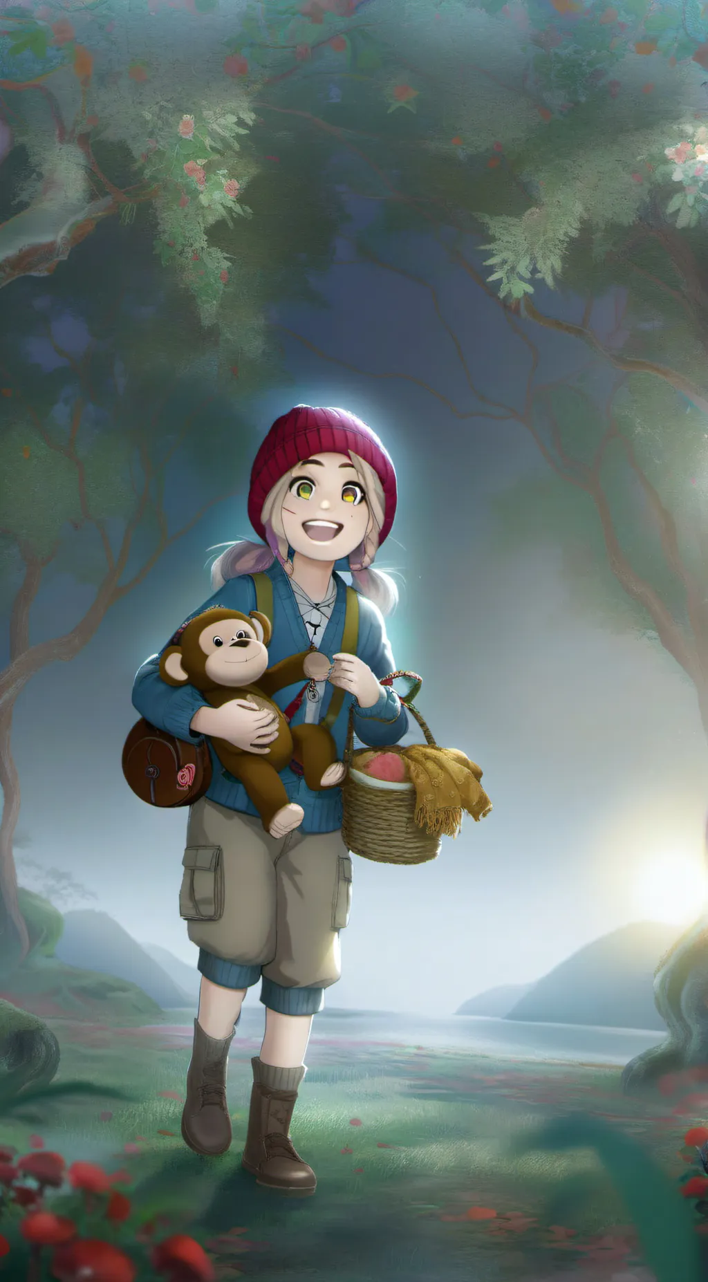 ai character: Masha background