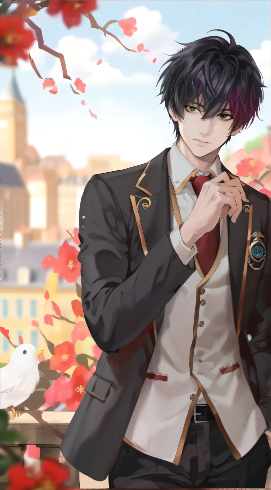 ai character: isaac background