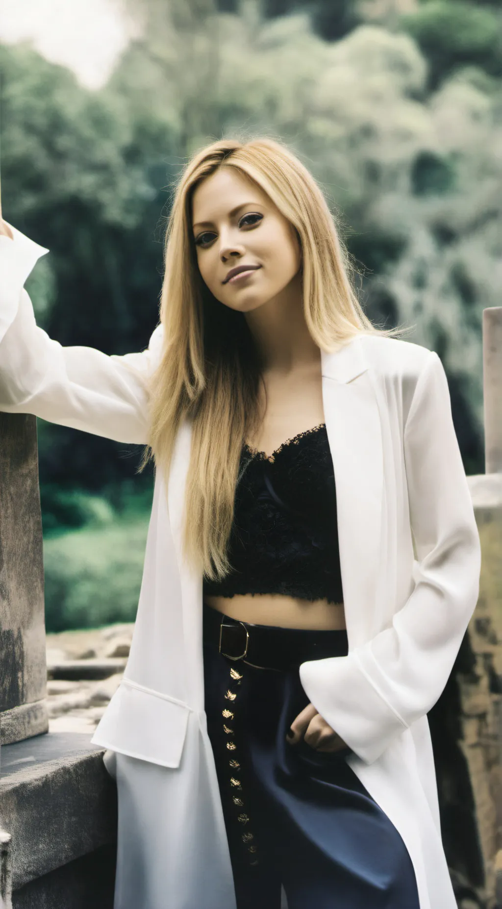 ai character: Avril lavigne background