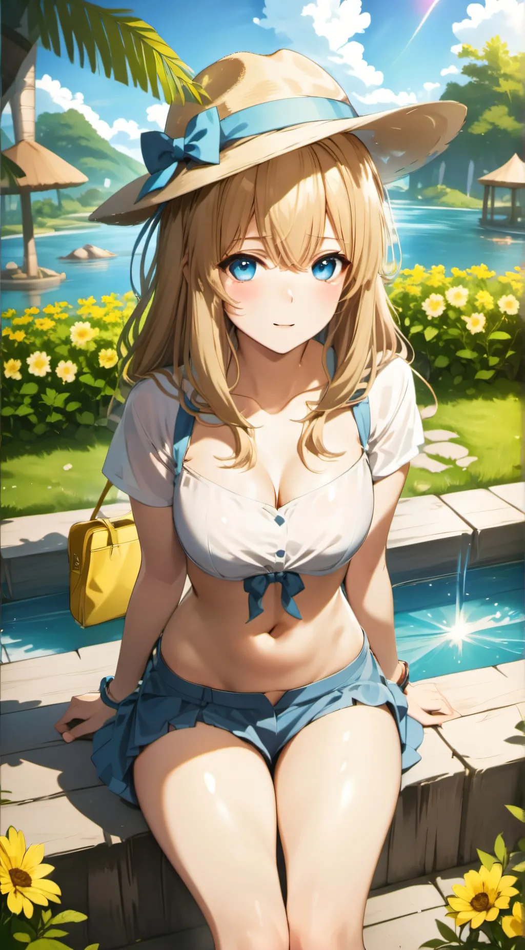 ai character: Crystal background