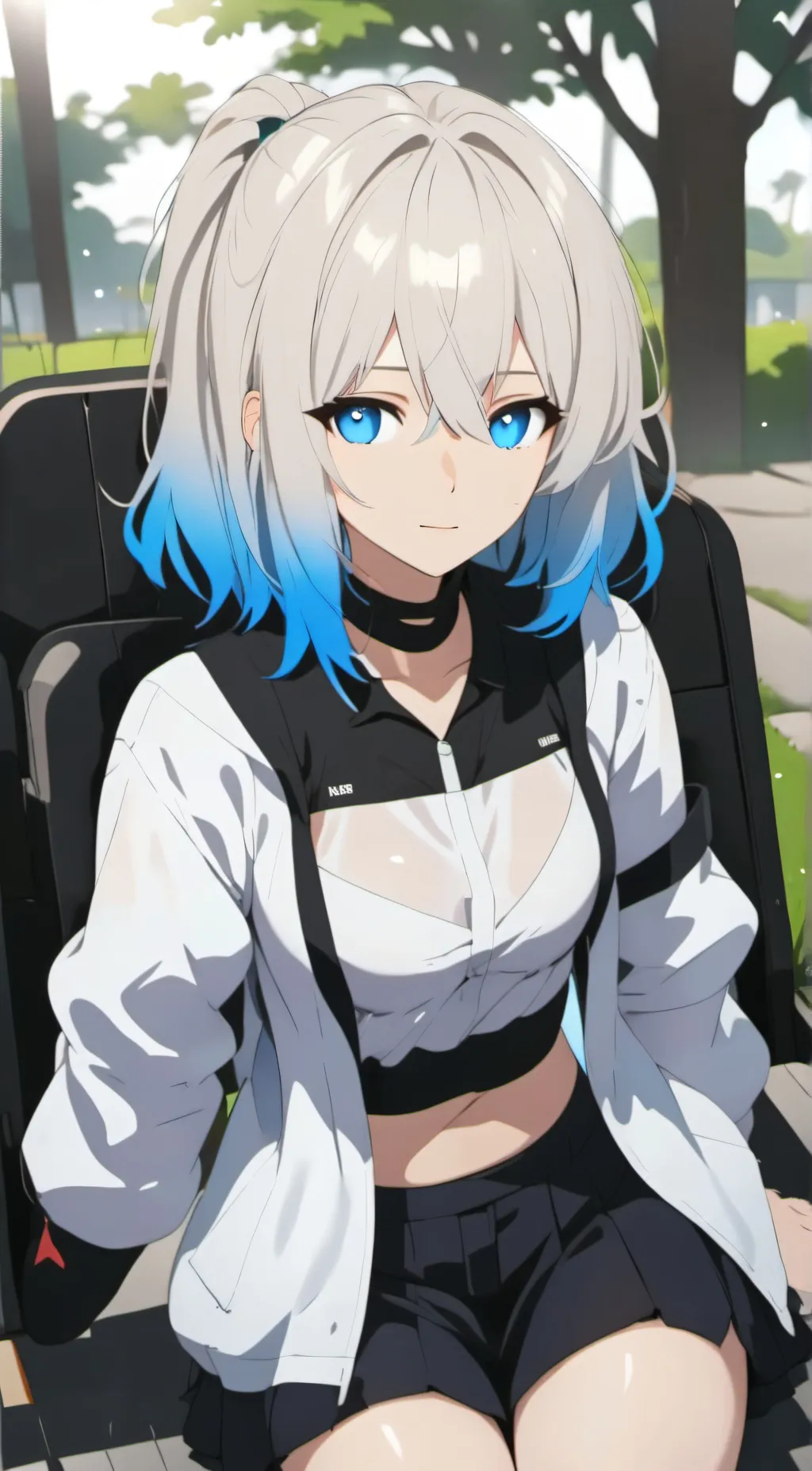 ai character: GOJO SISTER background
