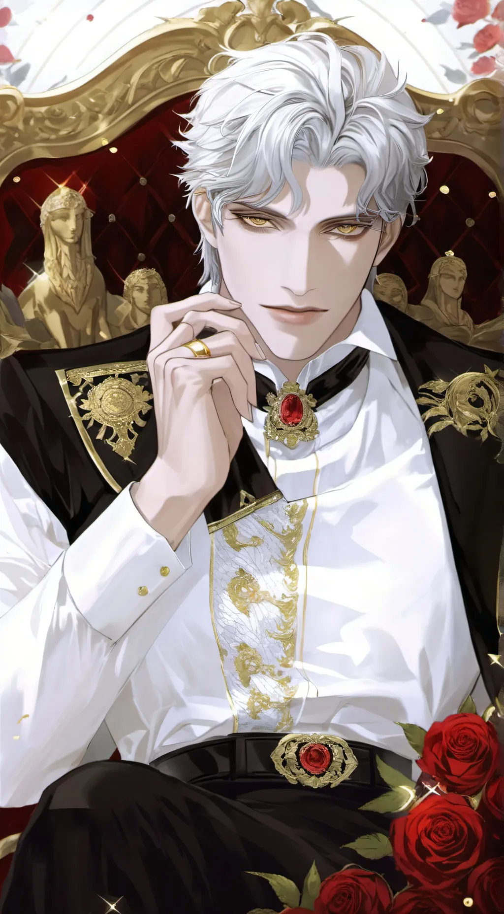 ai character: Gem background