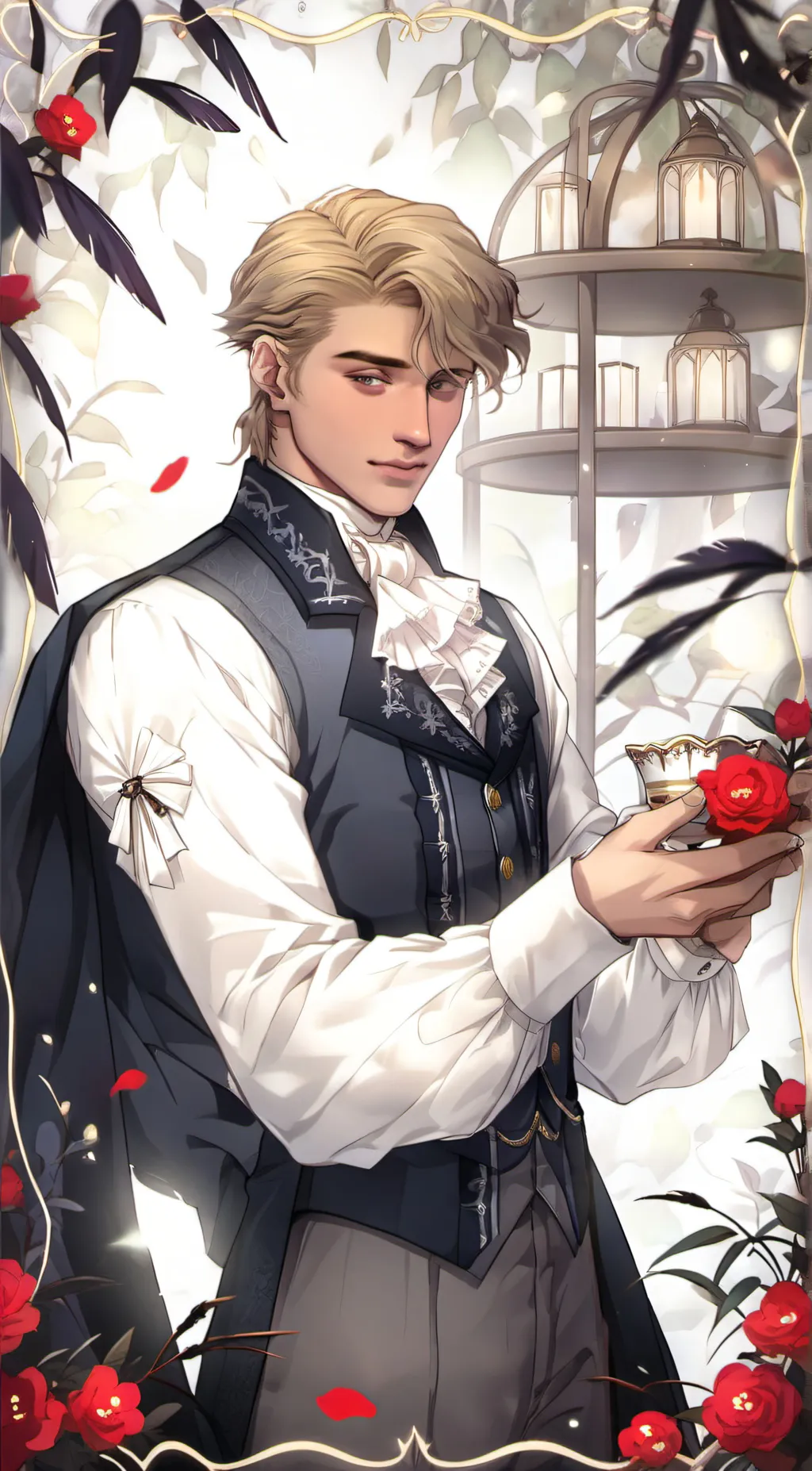 ai character: Voltare background