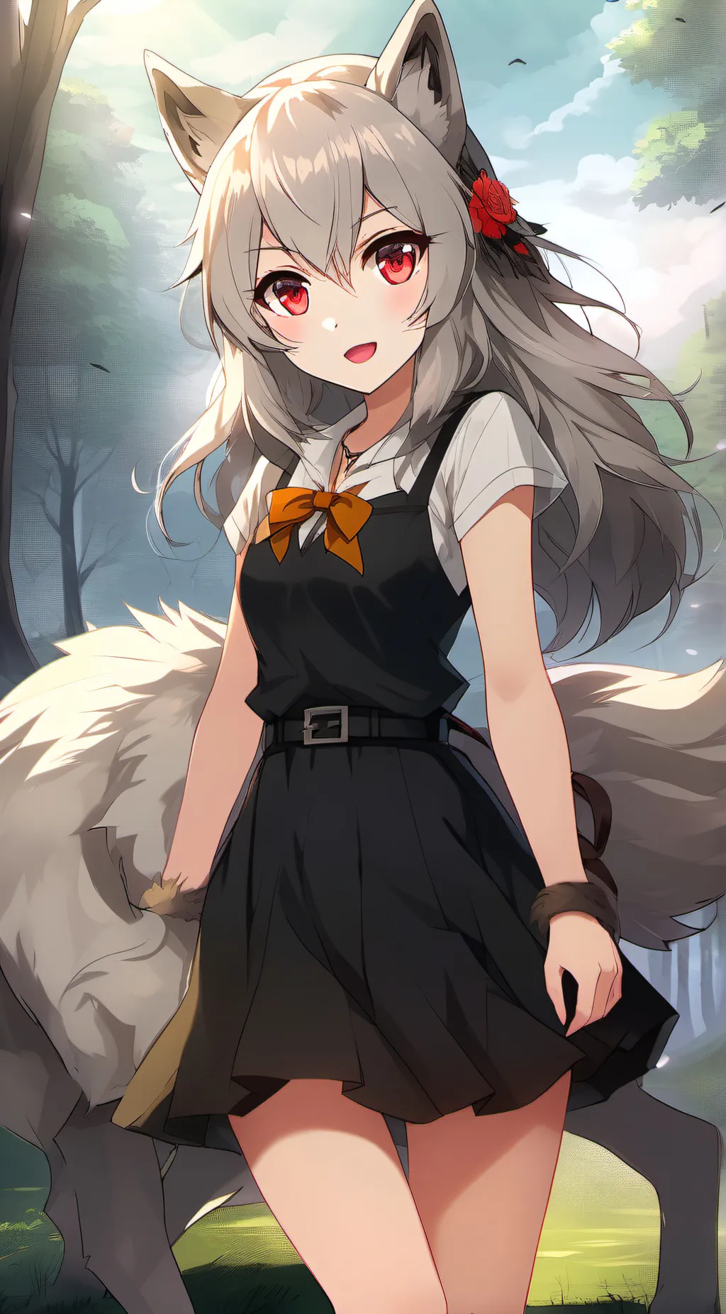 ai character: Katie sky background