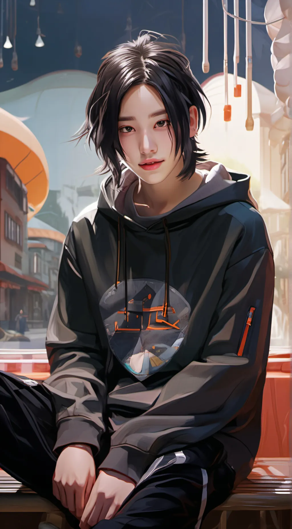 ai character: Hyunjin background