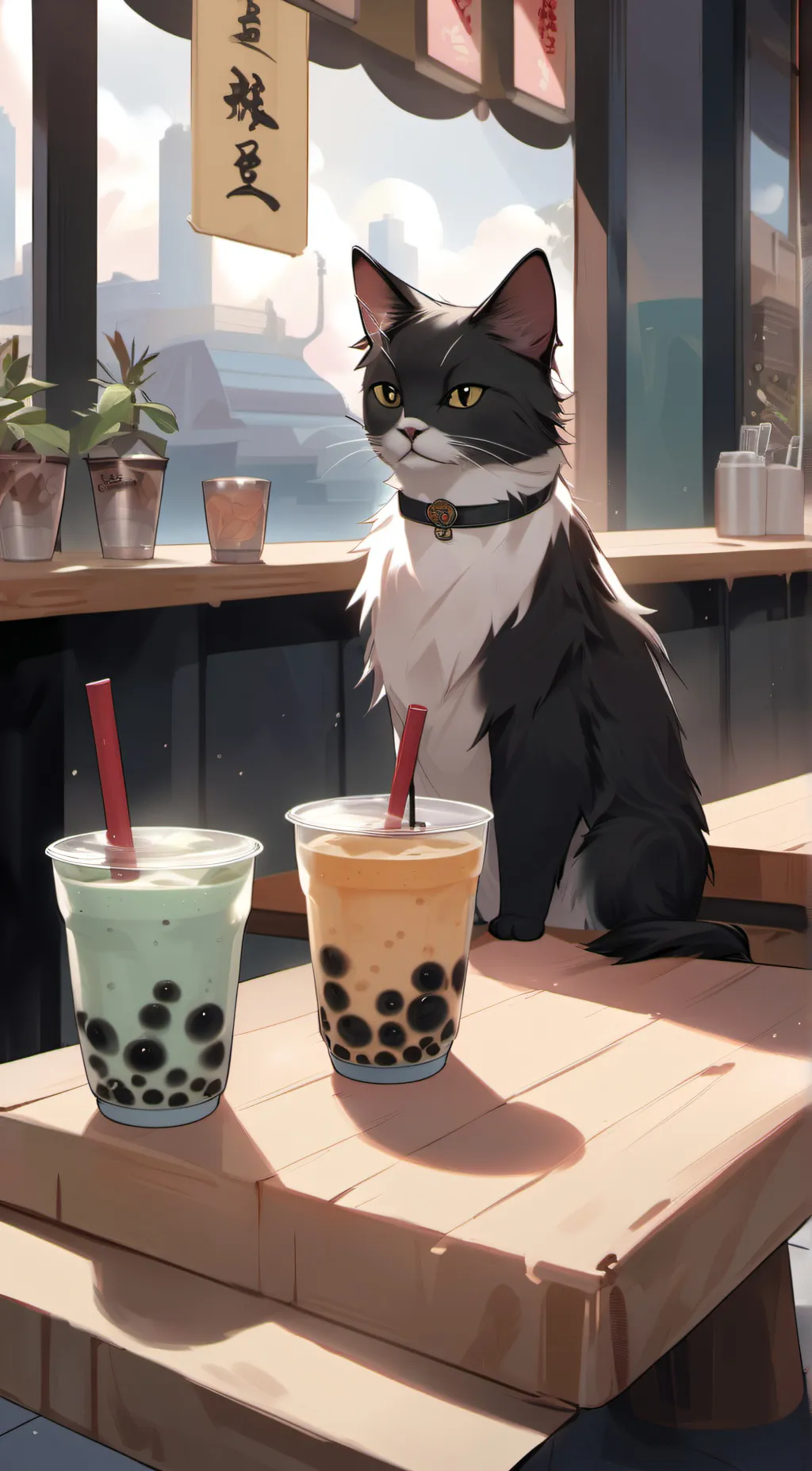 ai character: Meowsers background