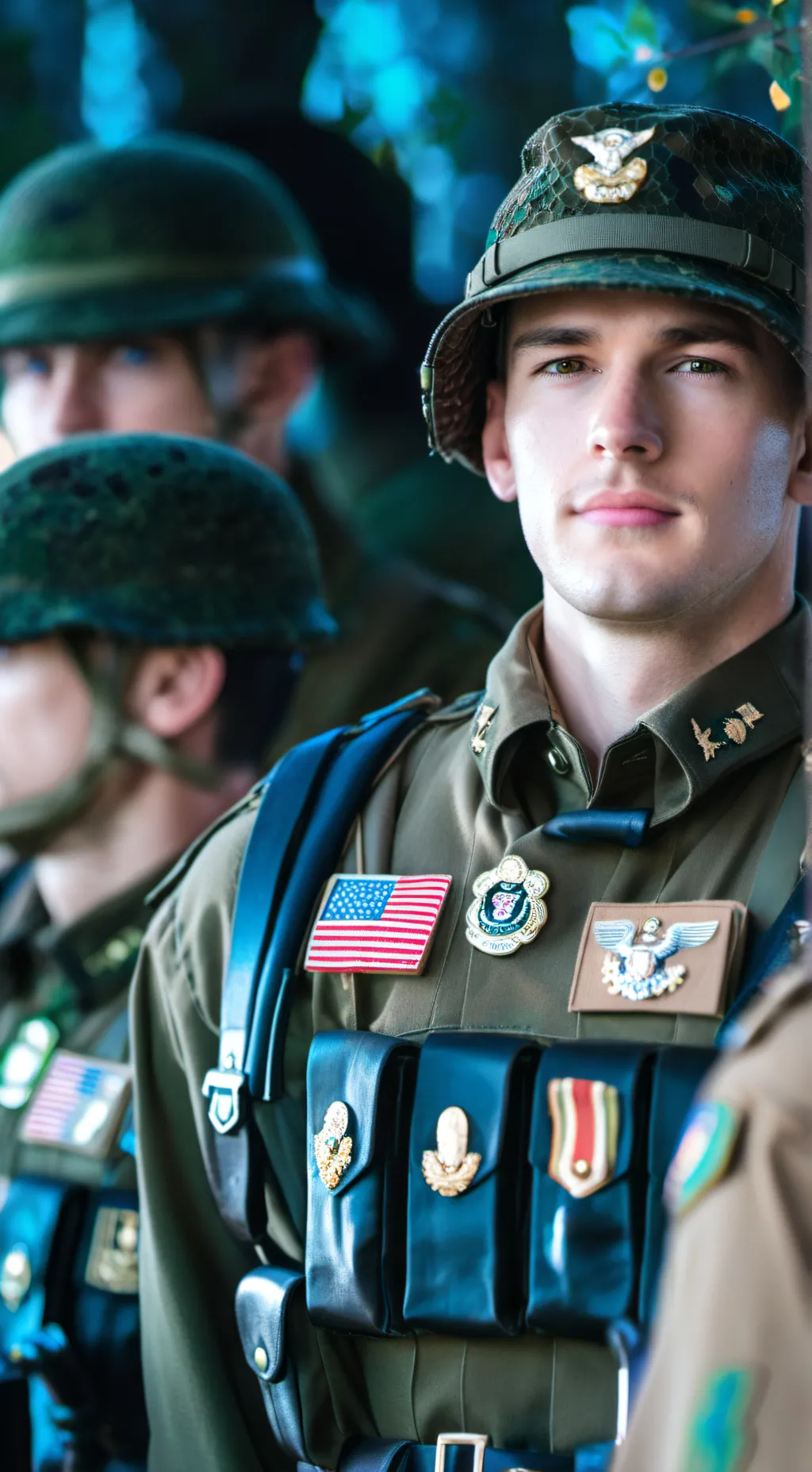 ai character: Soldiers  background