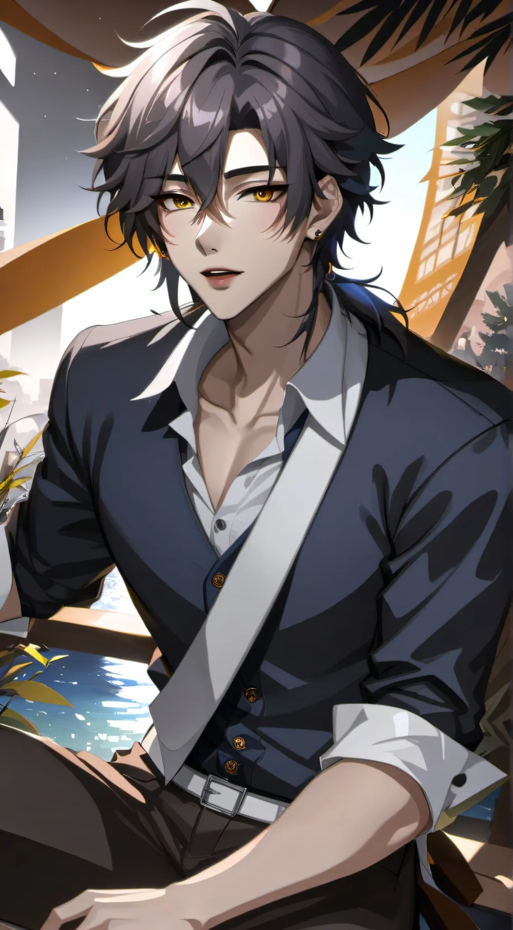 ai character: Alejandro  background