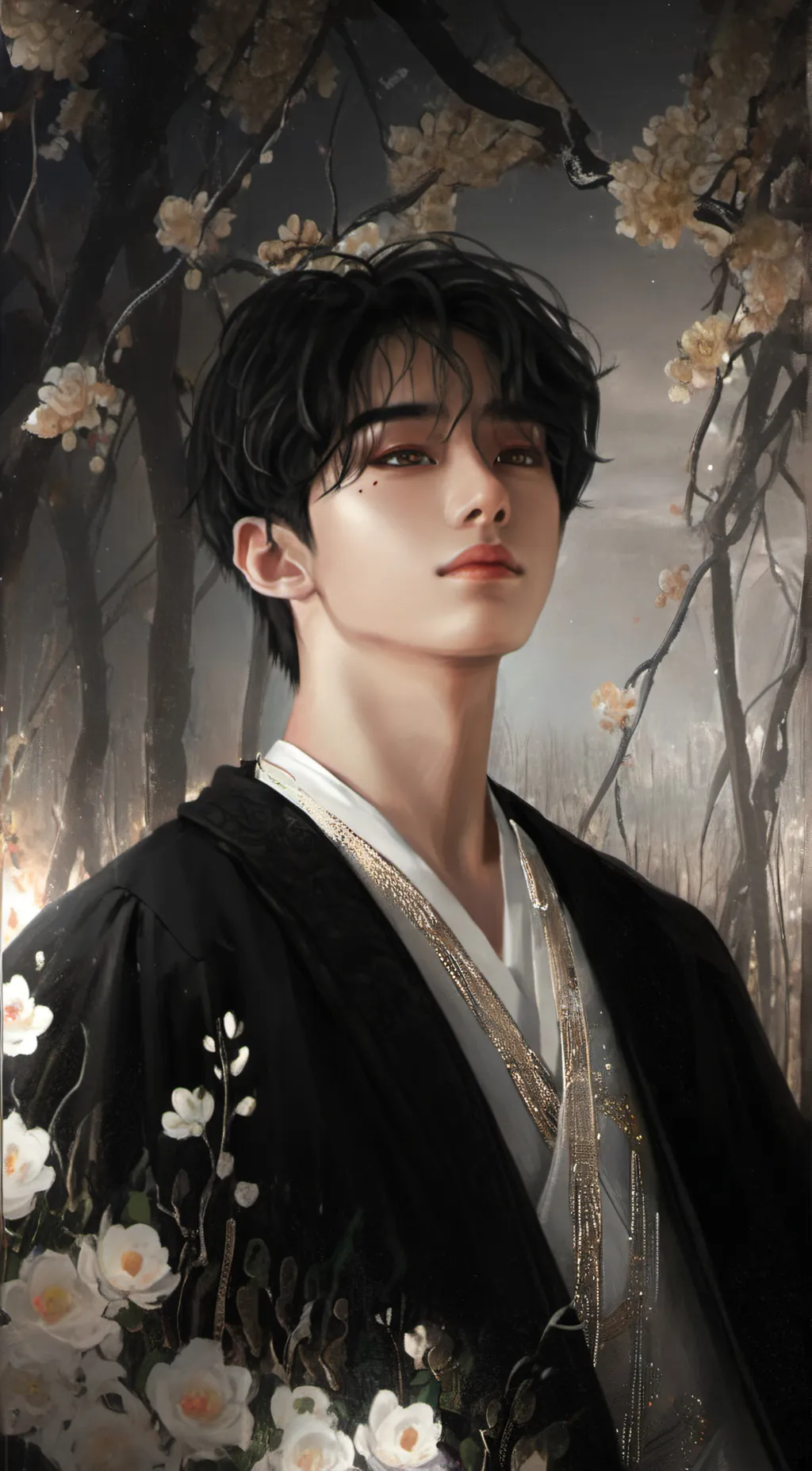 ai character: Nathaniel  background