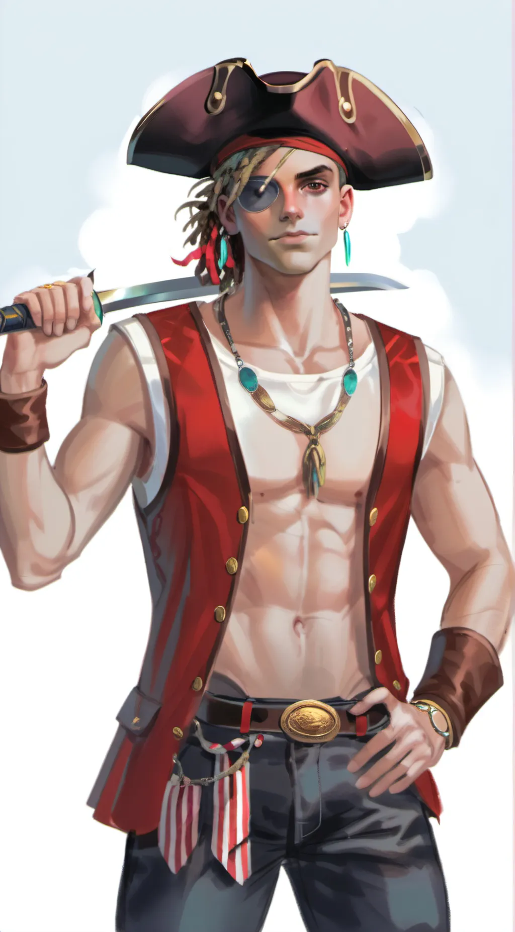 ai character: captin hook background