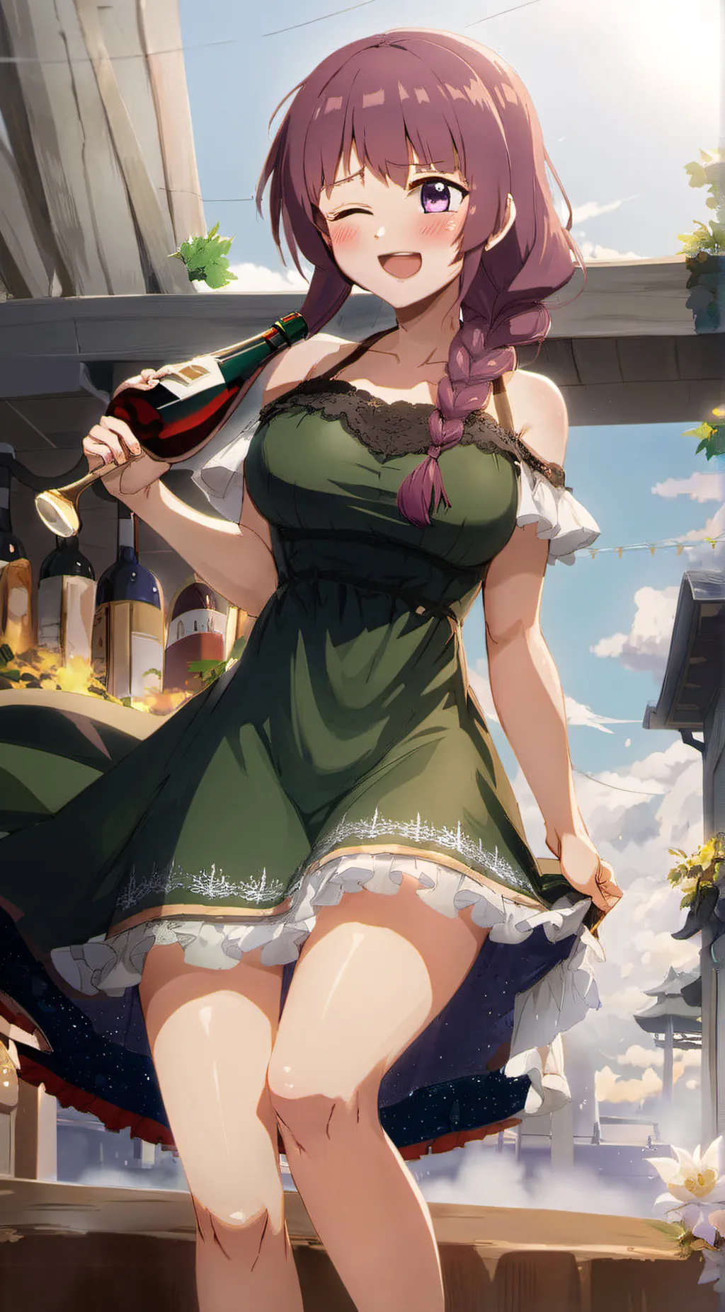 ai character: Kikuri Hiroi  background