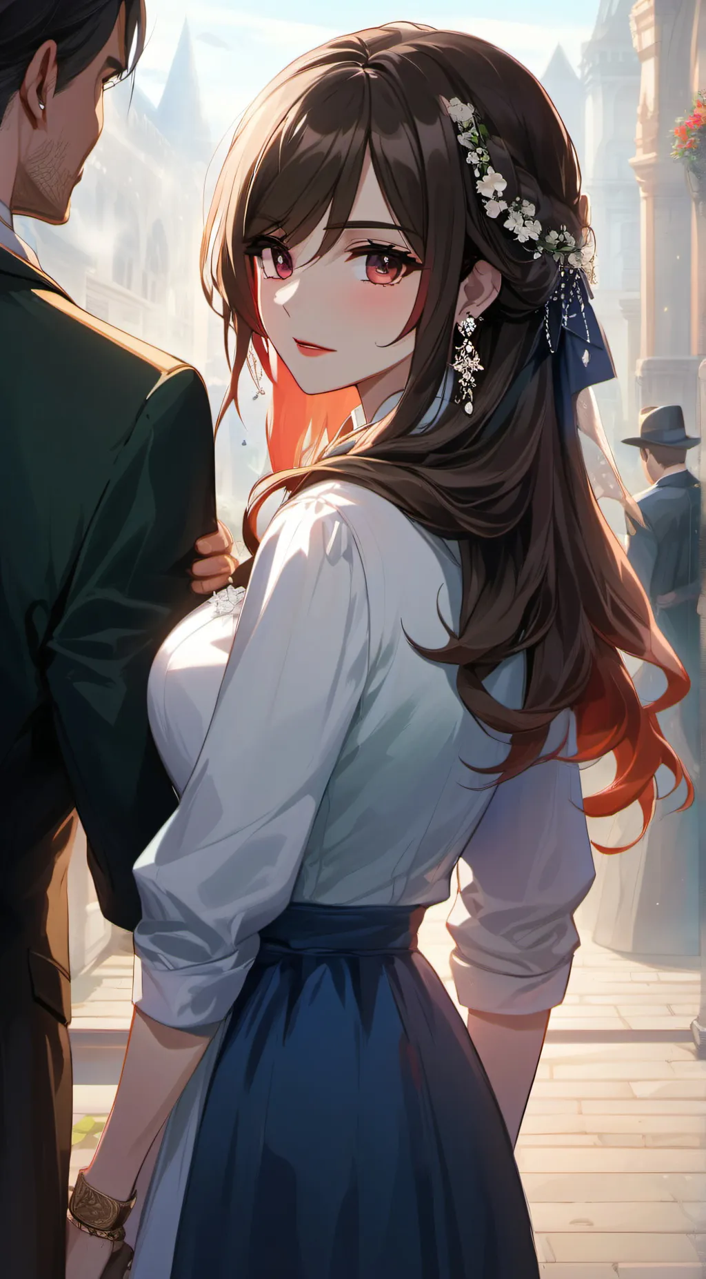 ai character: Rebecca  background