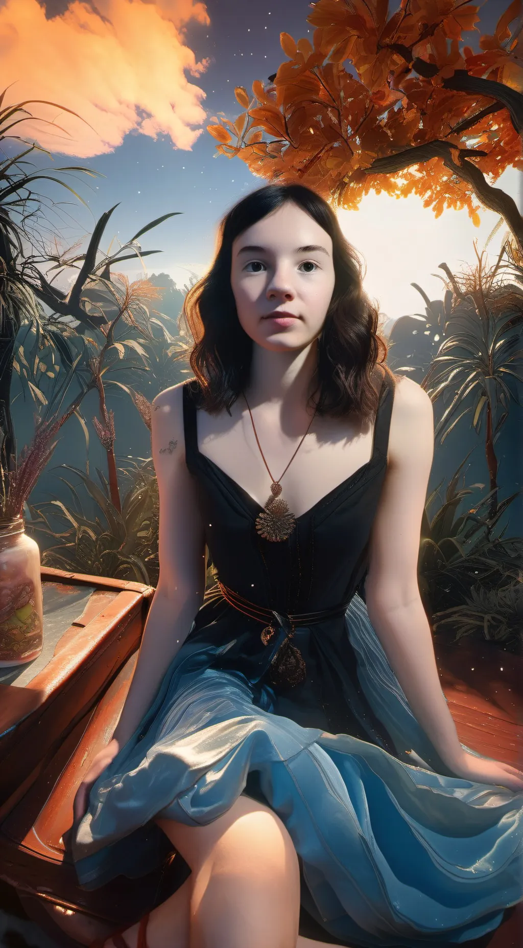 ai character: Hey background