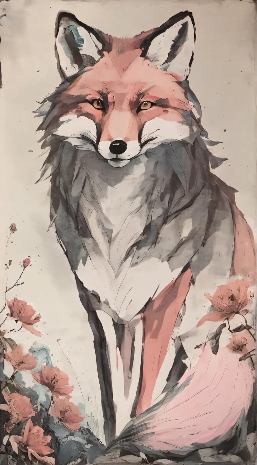 ai character: PINKFONG 💗⭐🦊 3 background