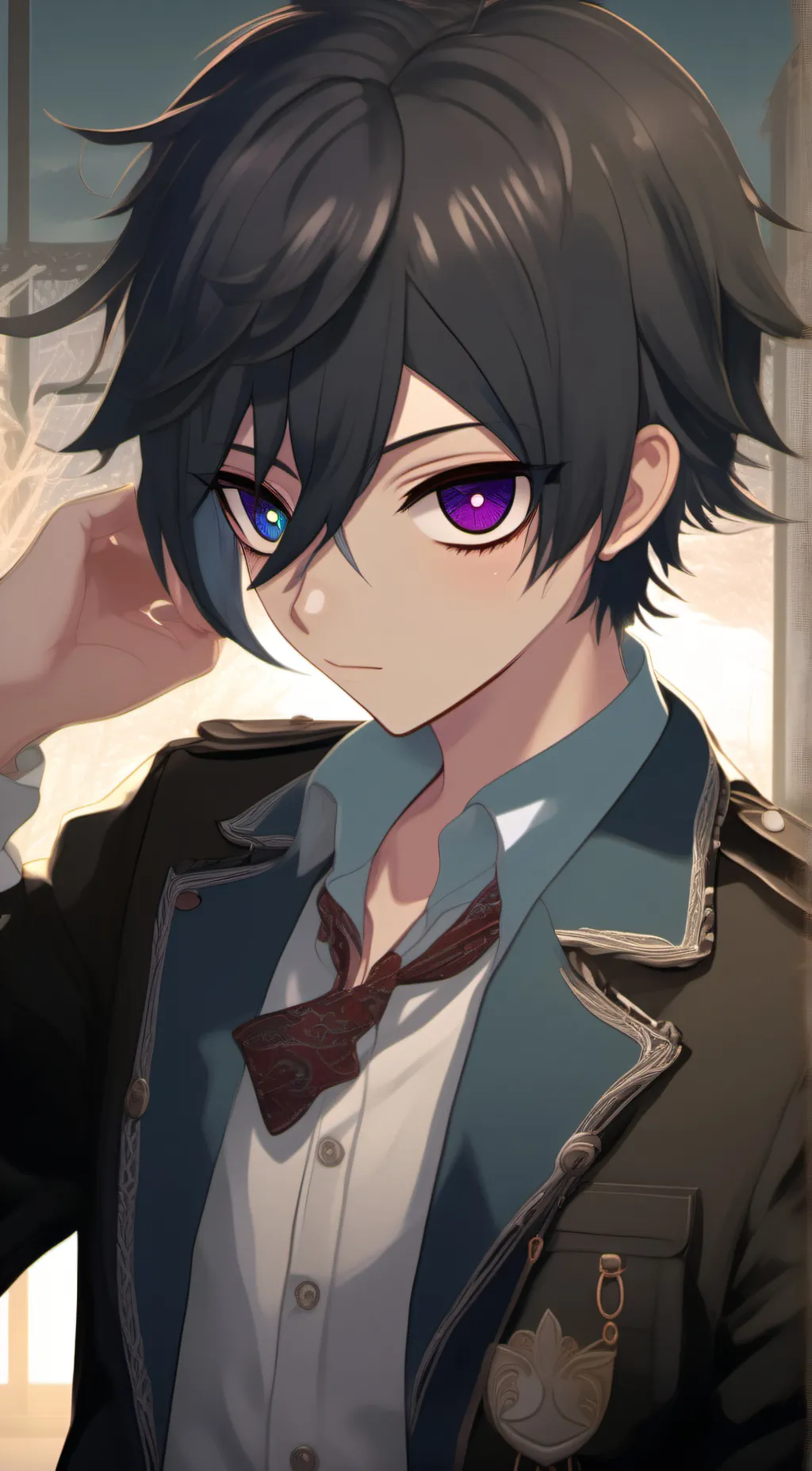 ai character: Shuichi Saihara background