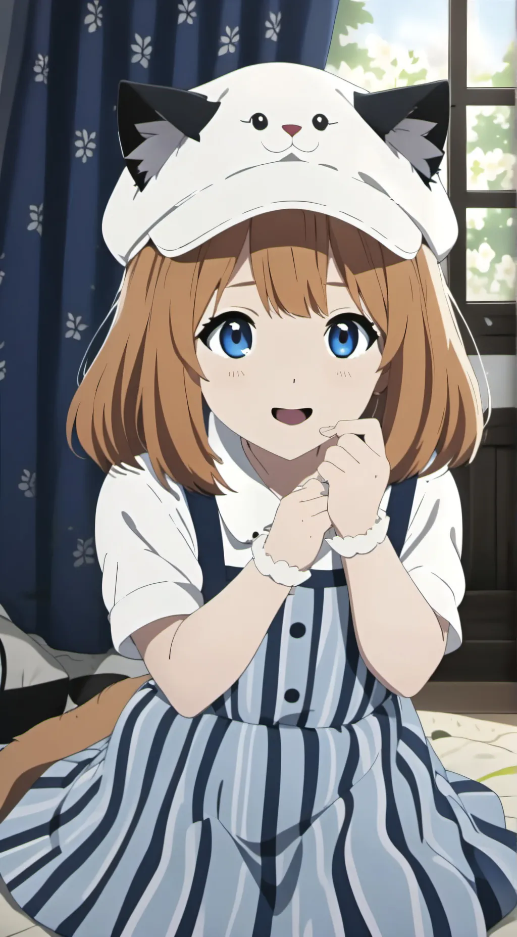 ai character: Ginger background