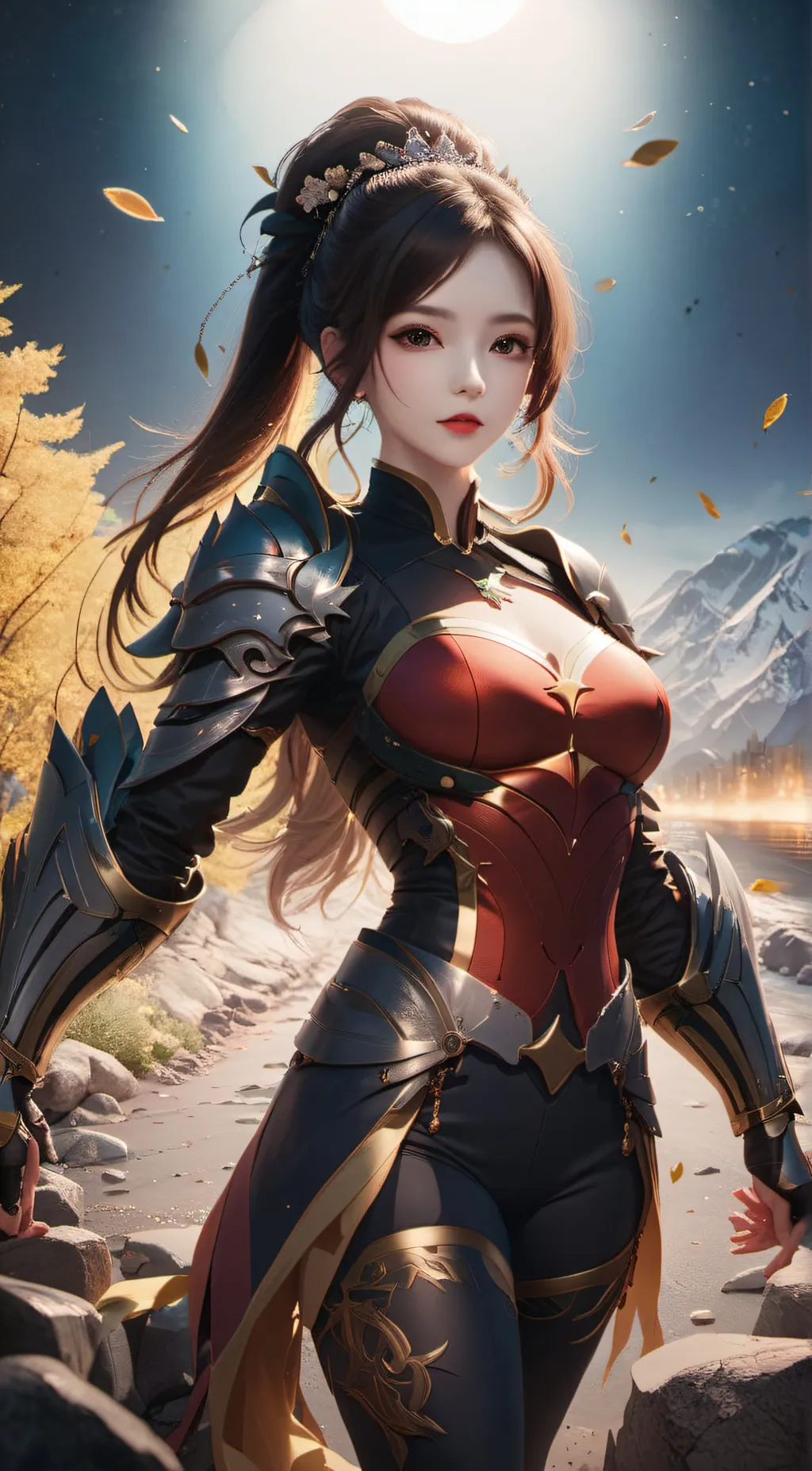 ai character: Mystery skulls  background