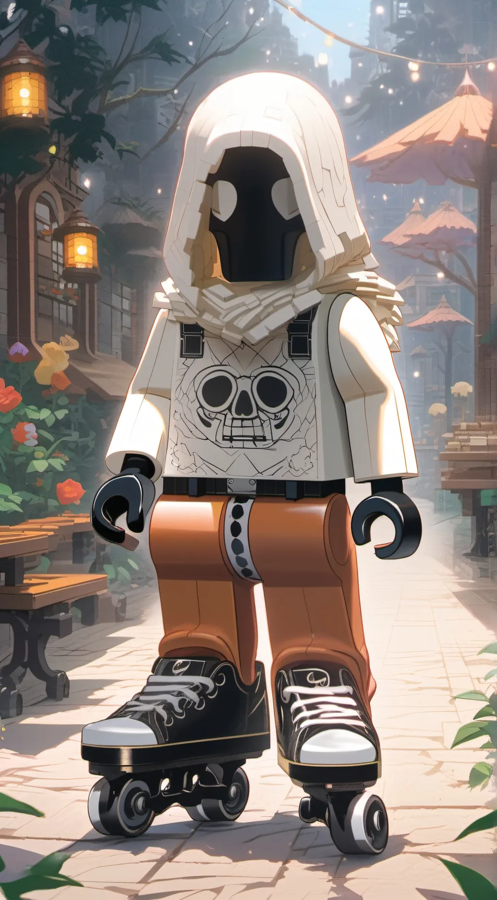 ai character: Lego World background