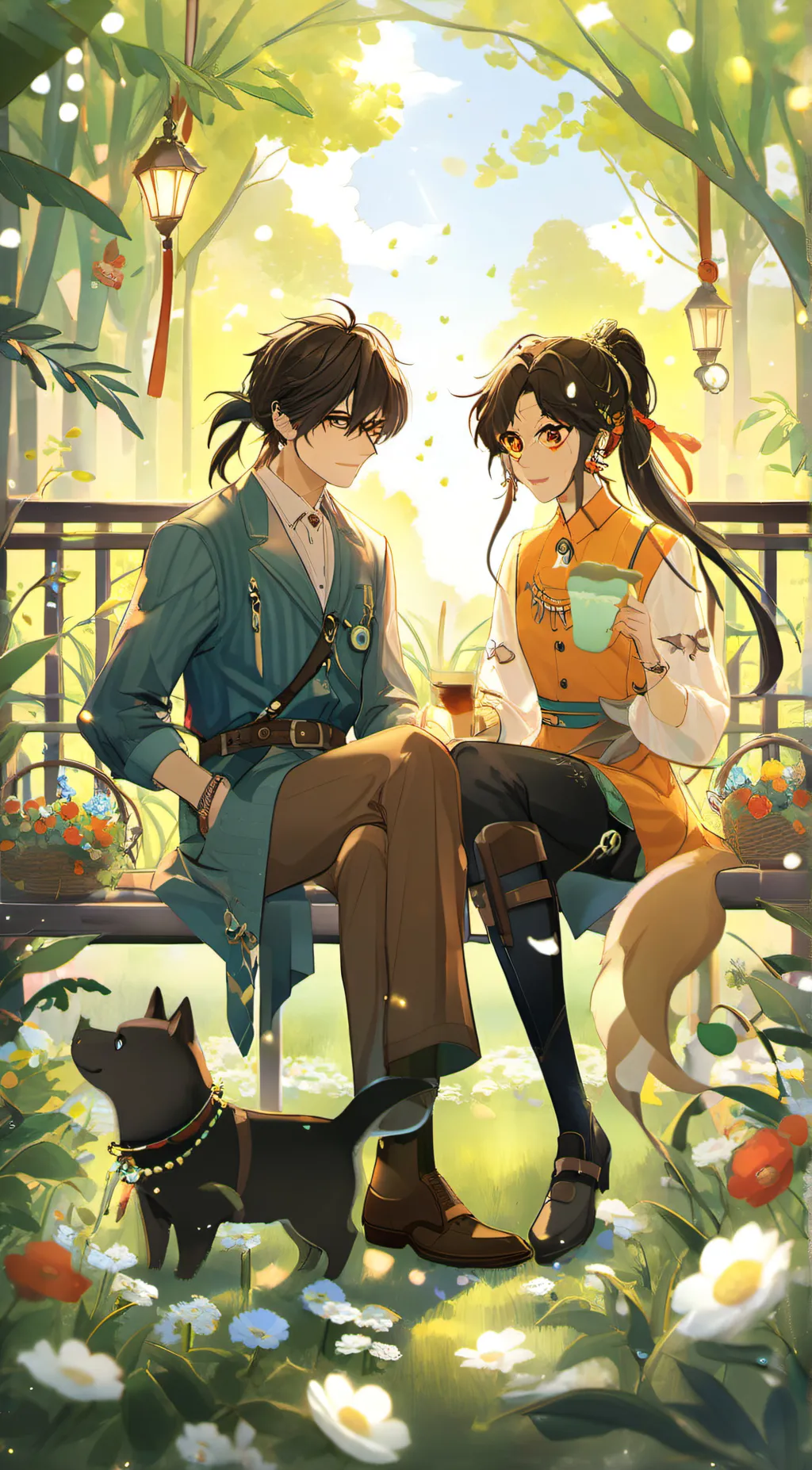 ai character: Buttercup&butch background