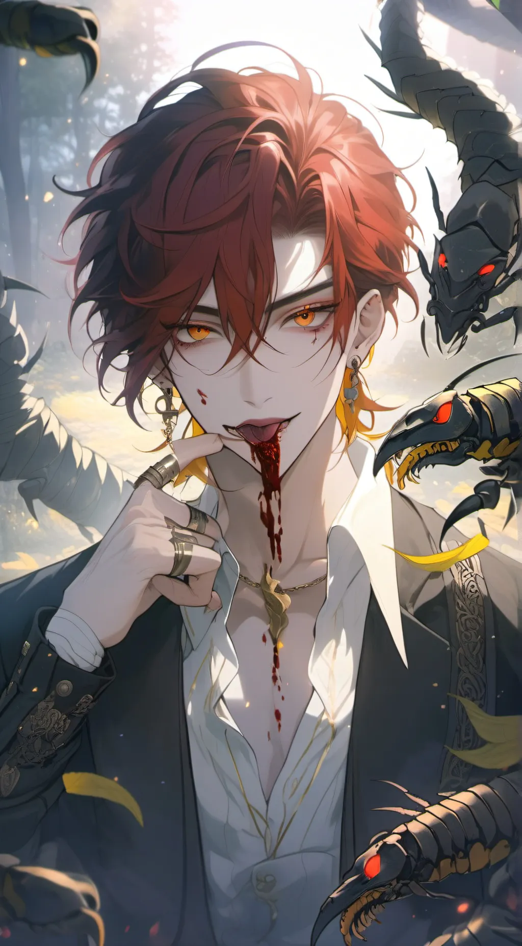 ai character: Scorpion background