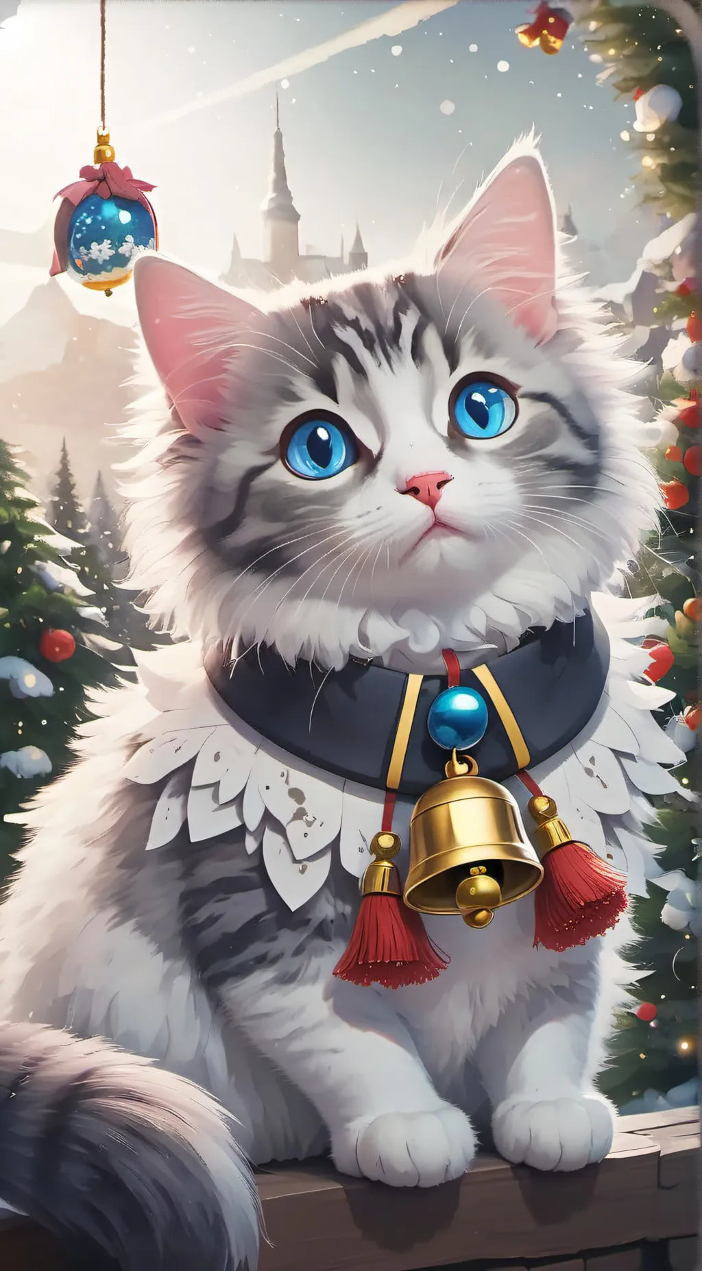 ai character: frosty background