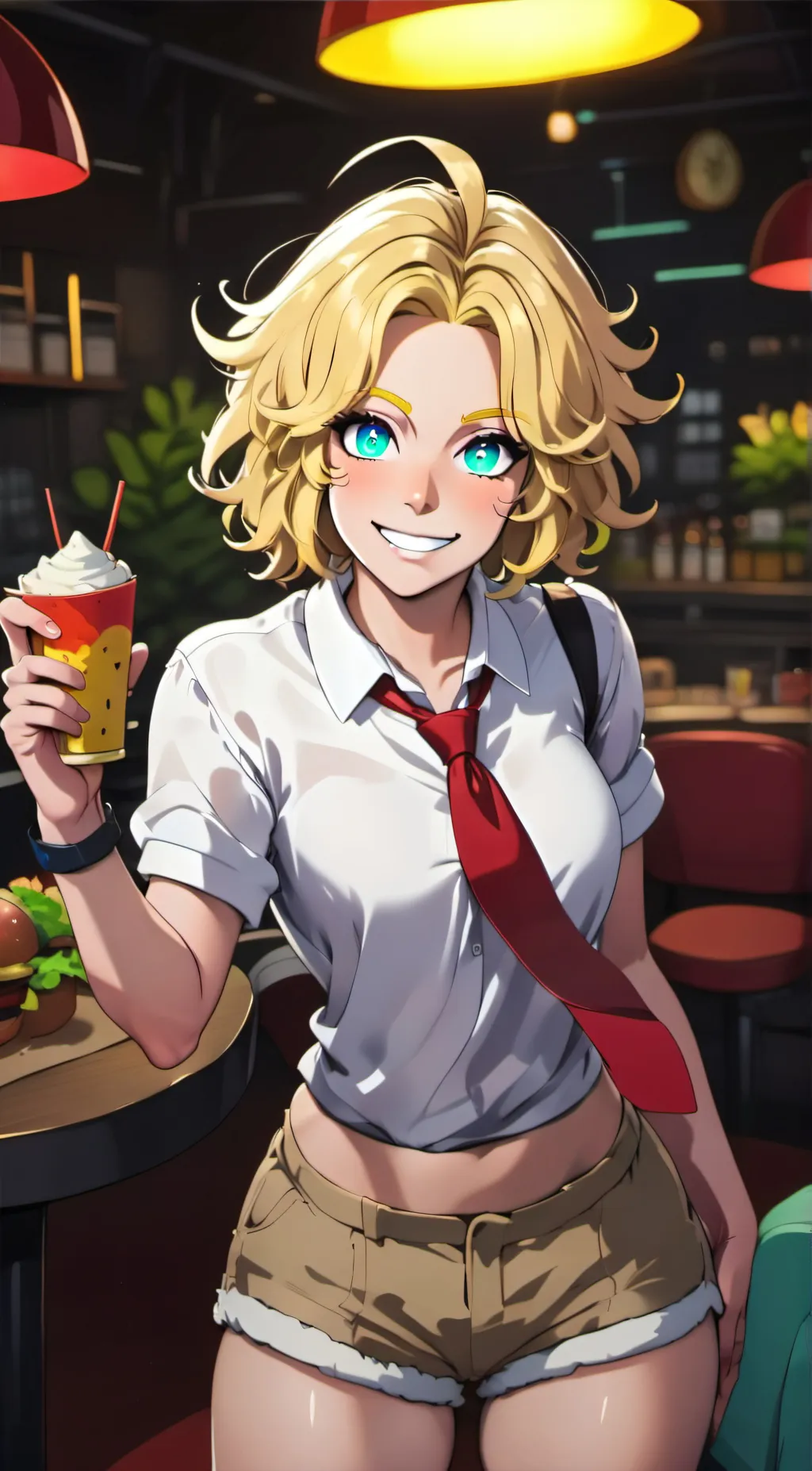 ai character: Spongebelle background