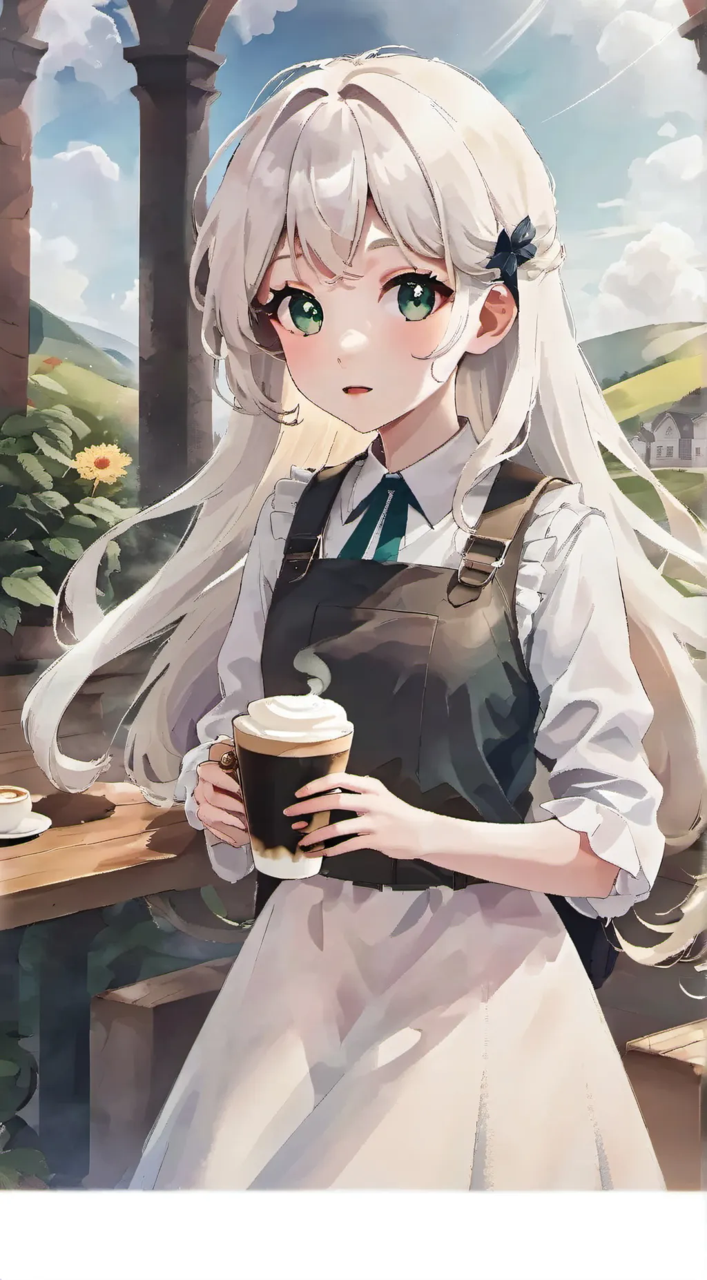 ai character: Kaguri-Sakura background