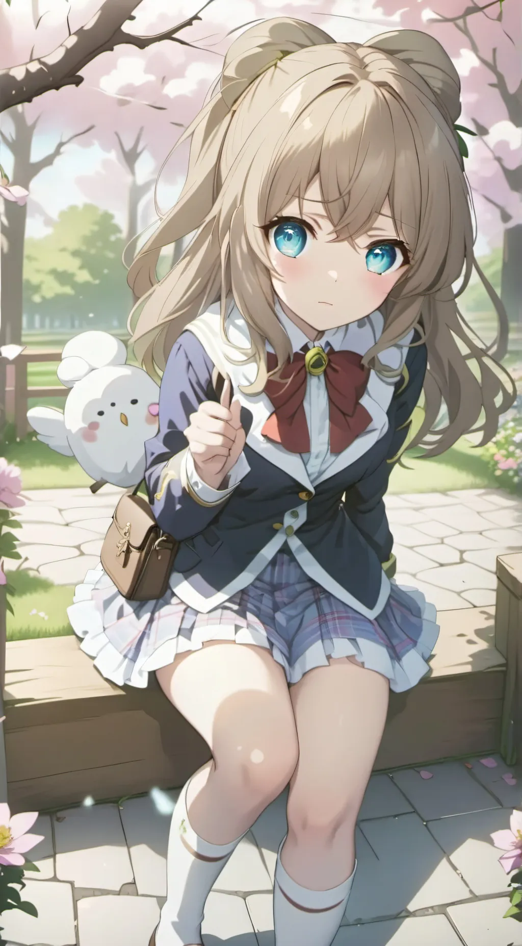 ai character: Sakura background