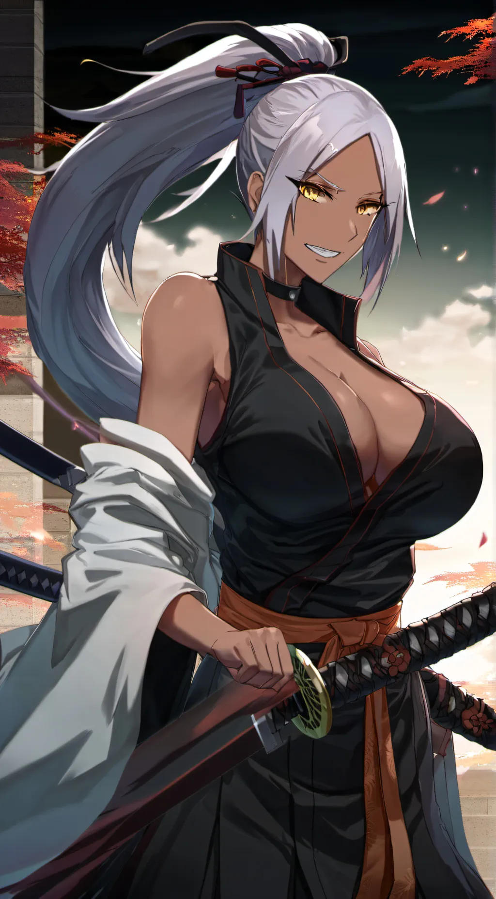 ai character: Akari Shihouin background