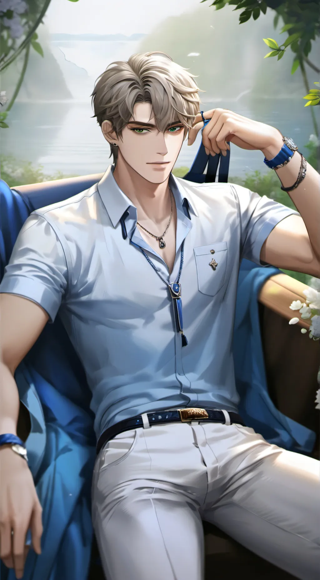 ai character: Michael  background