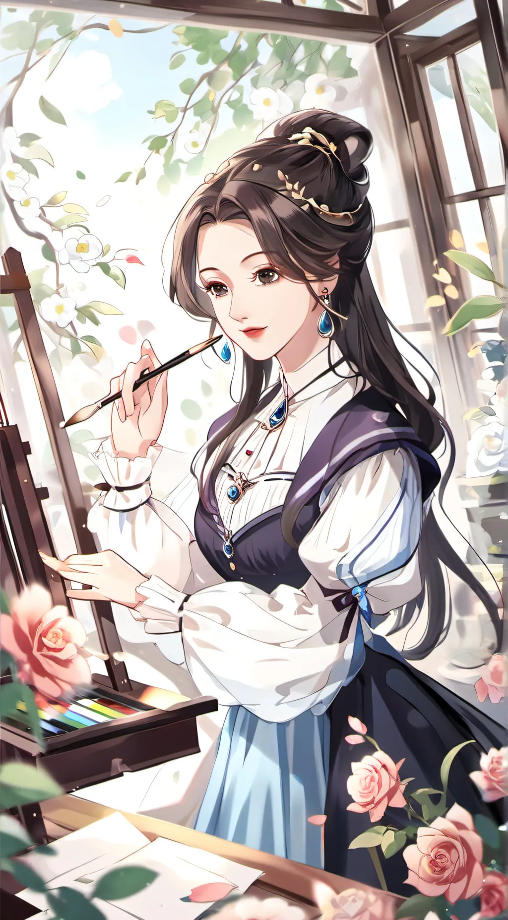 ai character: star background