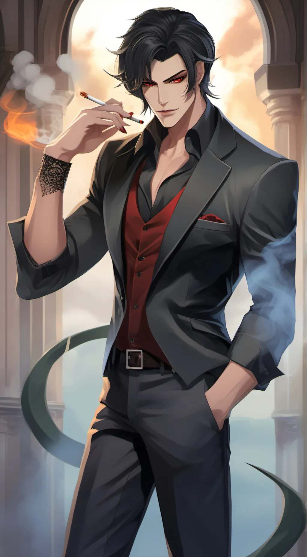 ai character: Vincent background