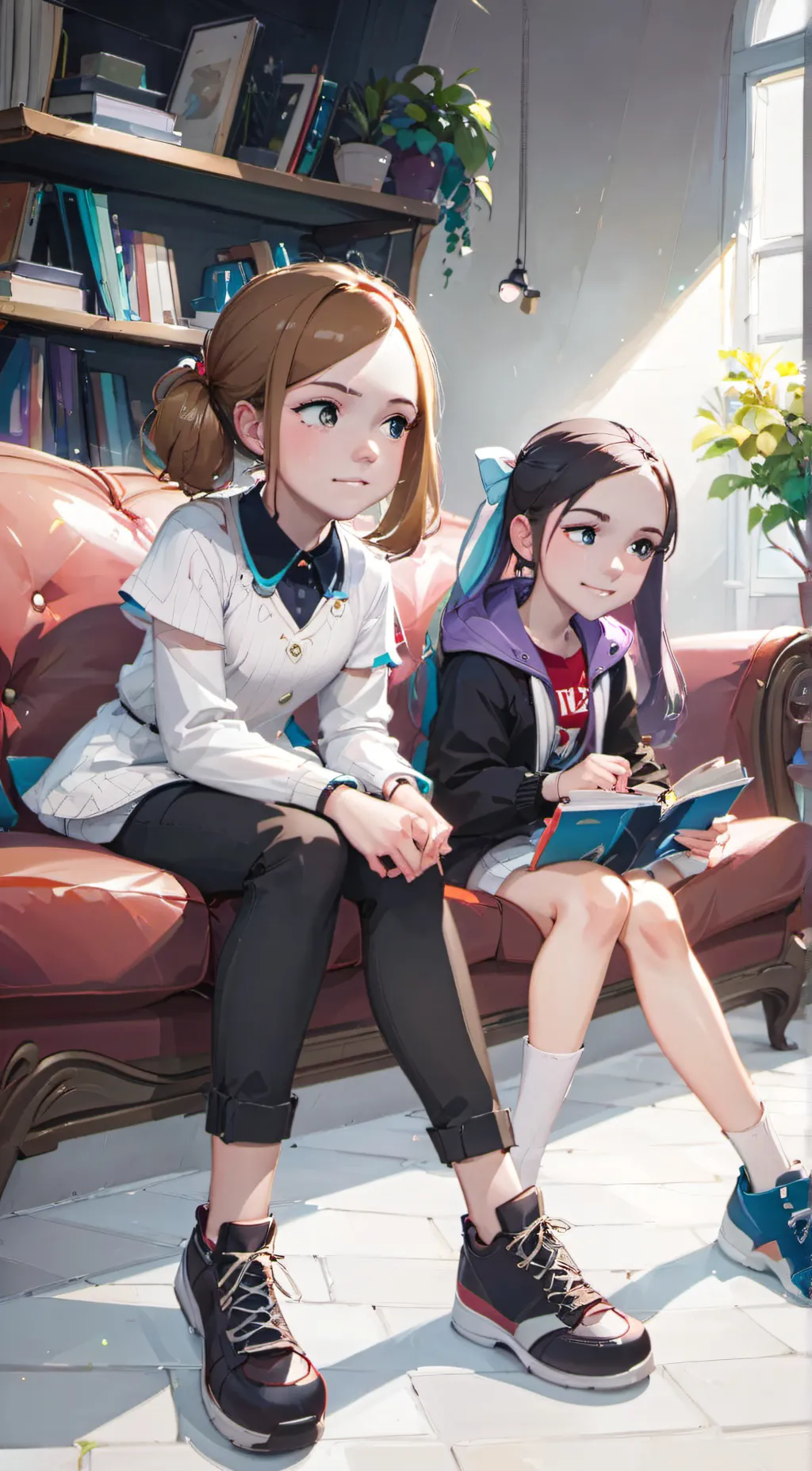 ai character: jillian and addie background