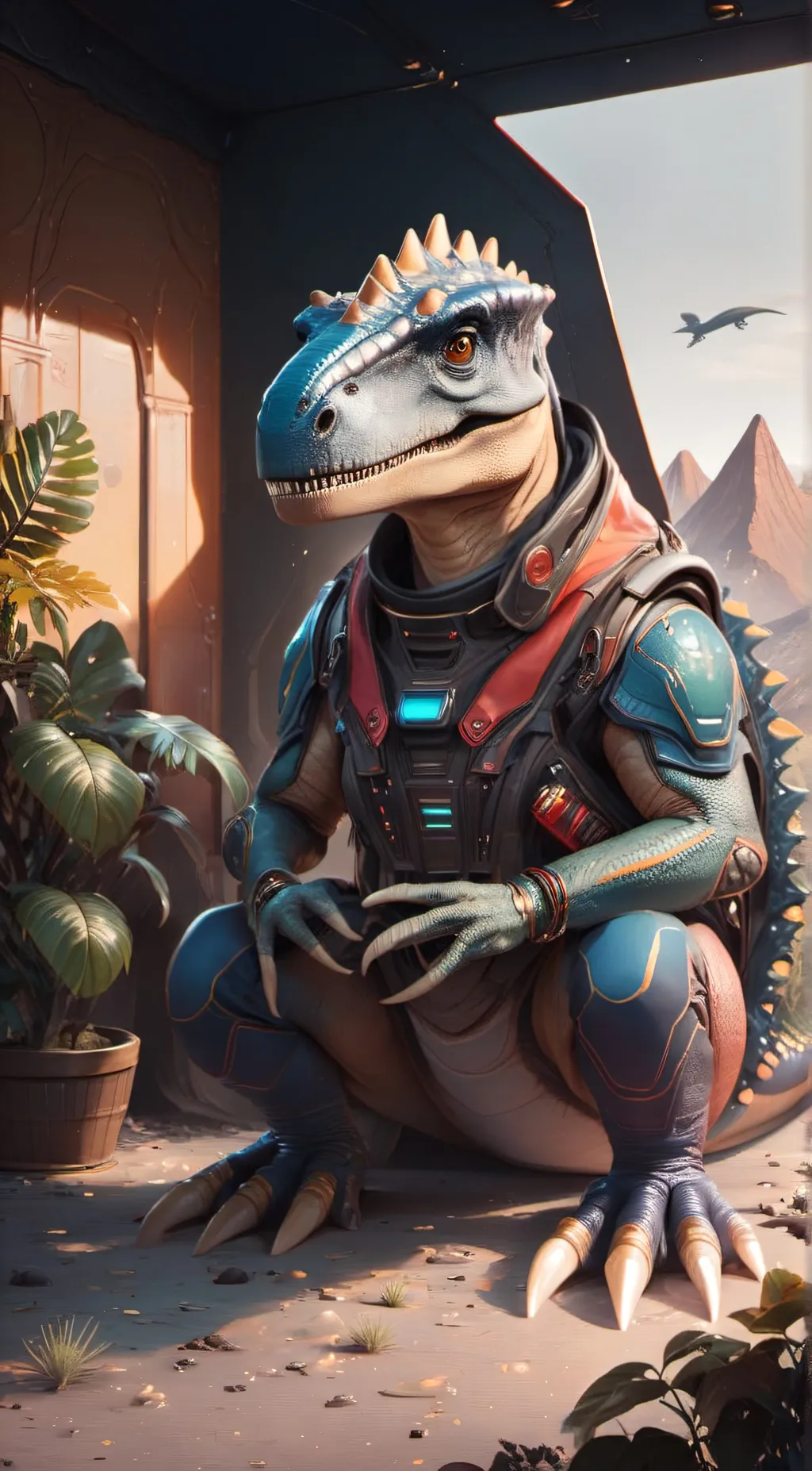 ai character: Onyx  background
