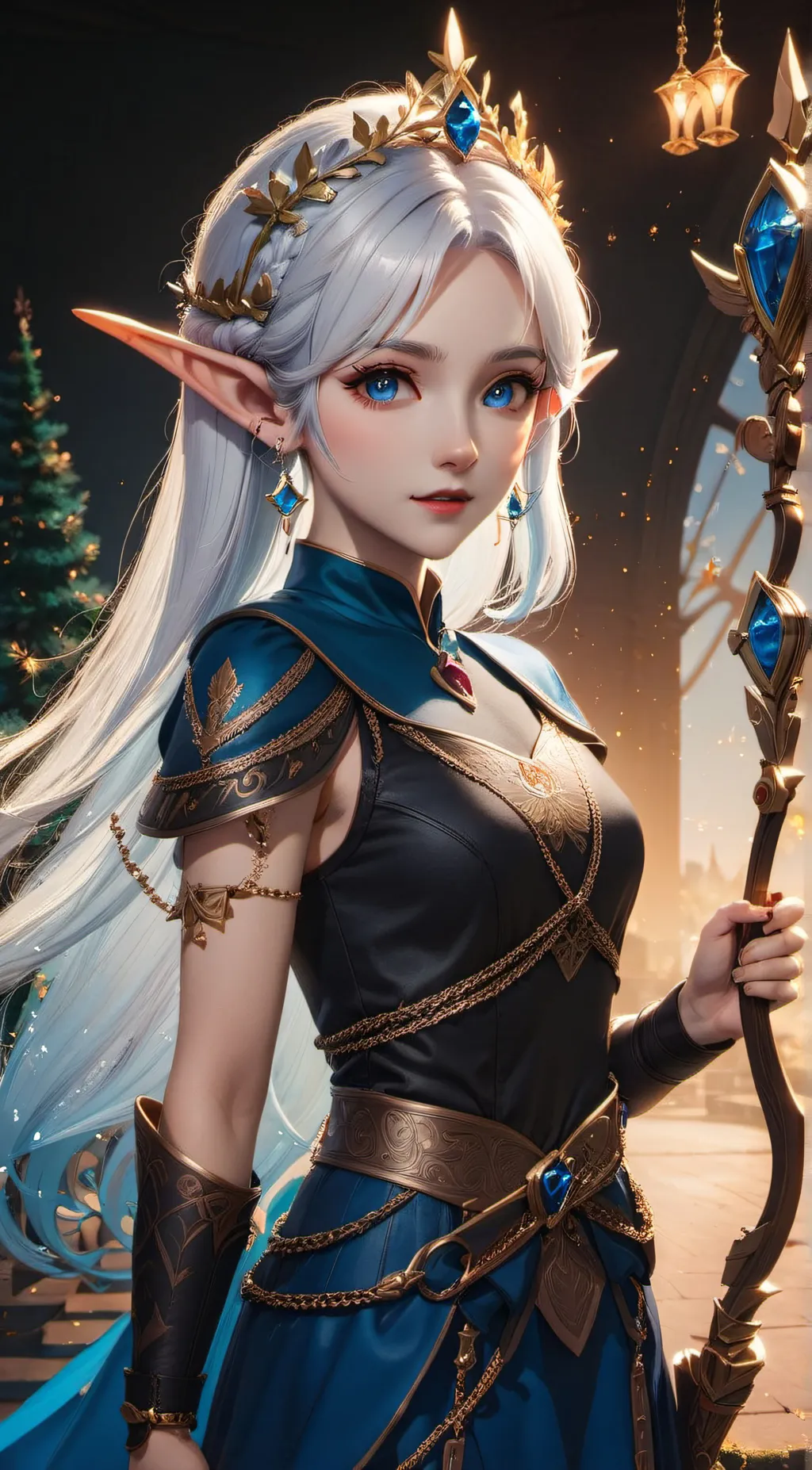 ai character: Selena background