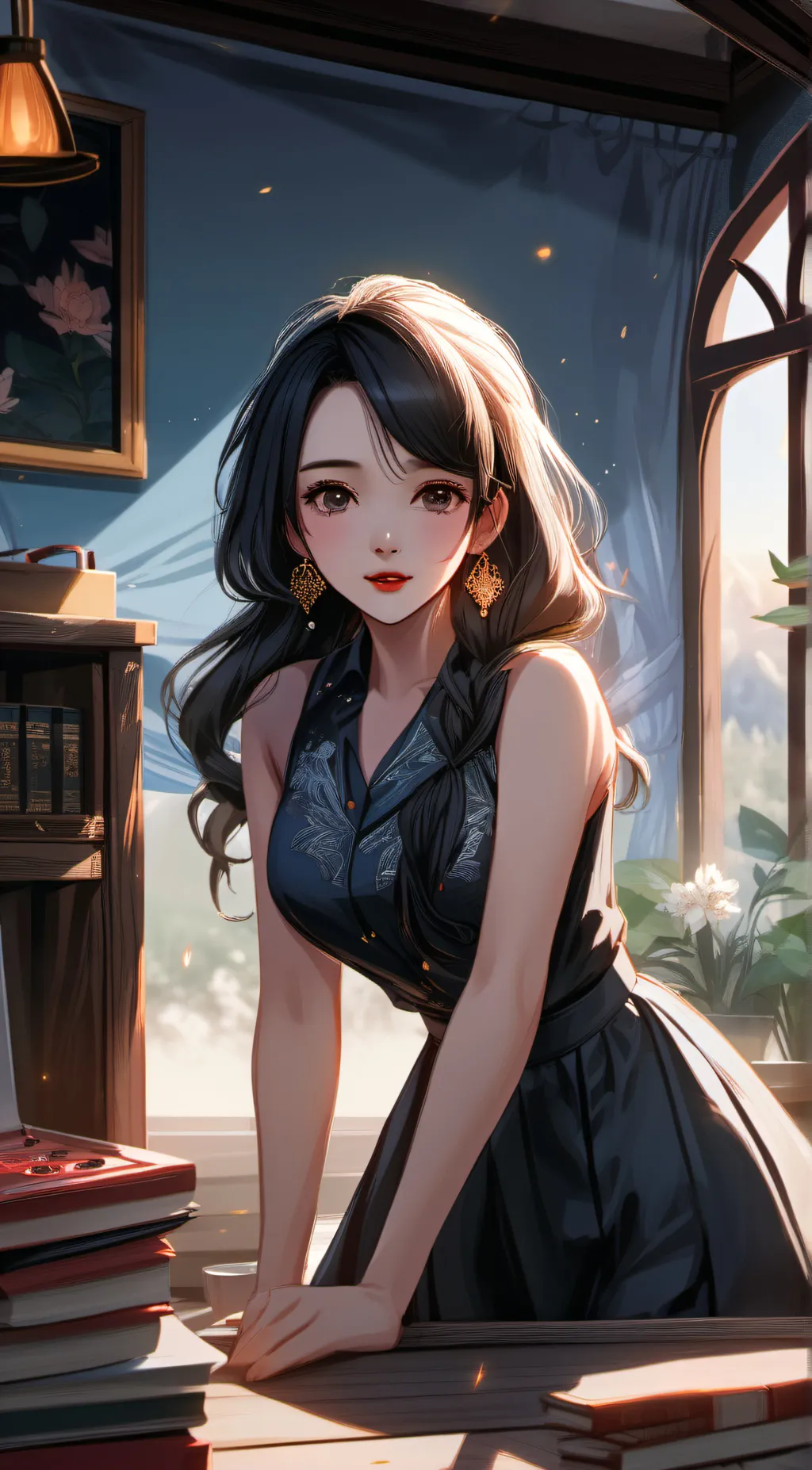ai character: Riss  background
