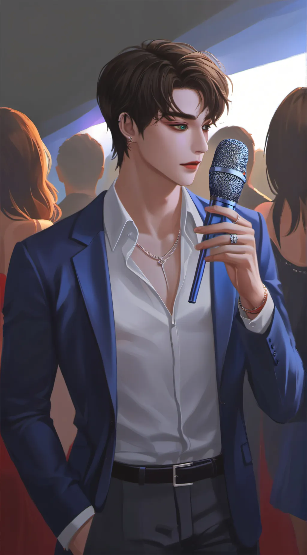 ai character: Adam, OMG background