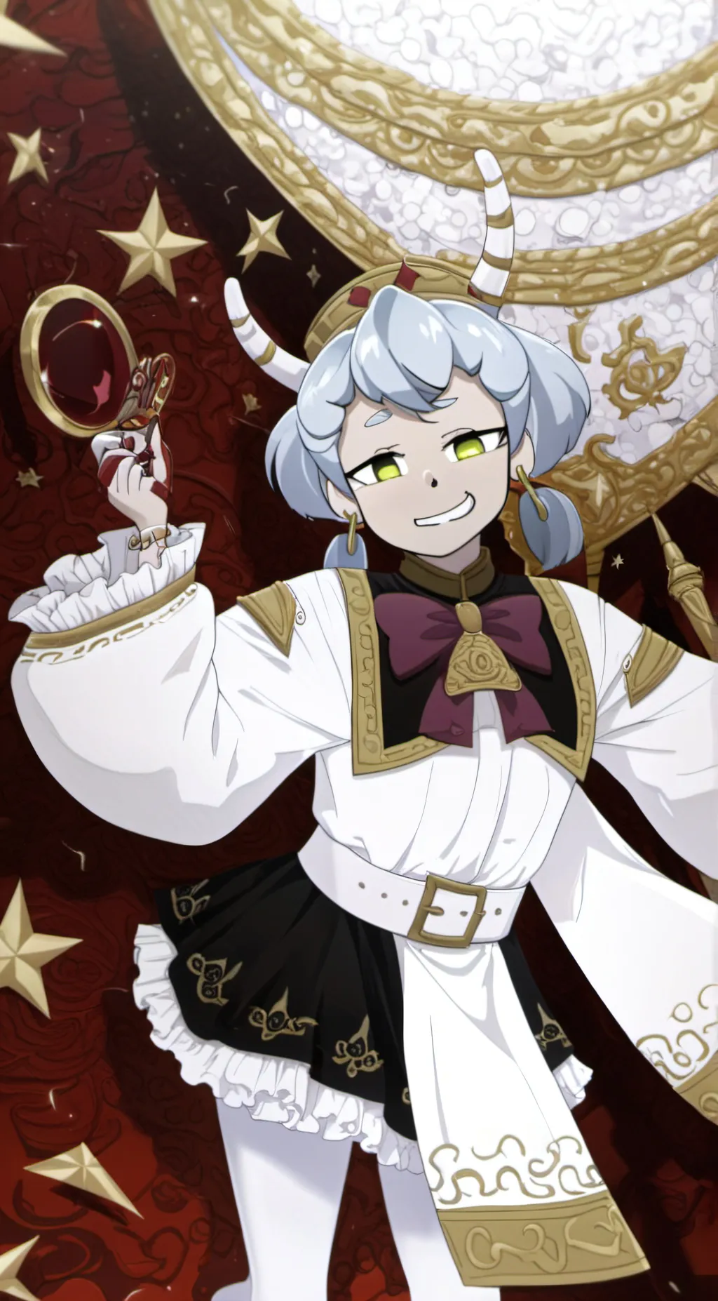 ai character: craftycorn  background