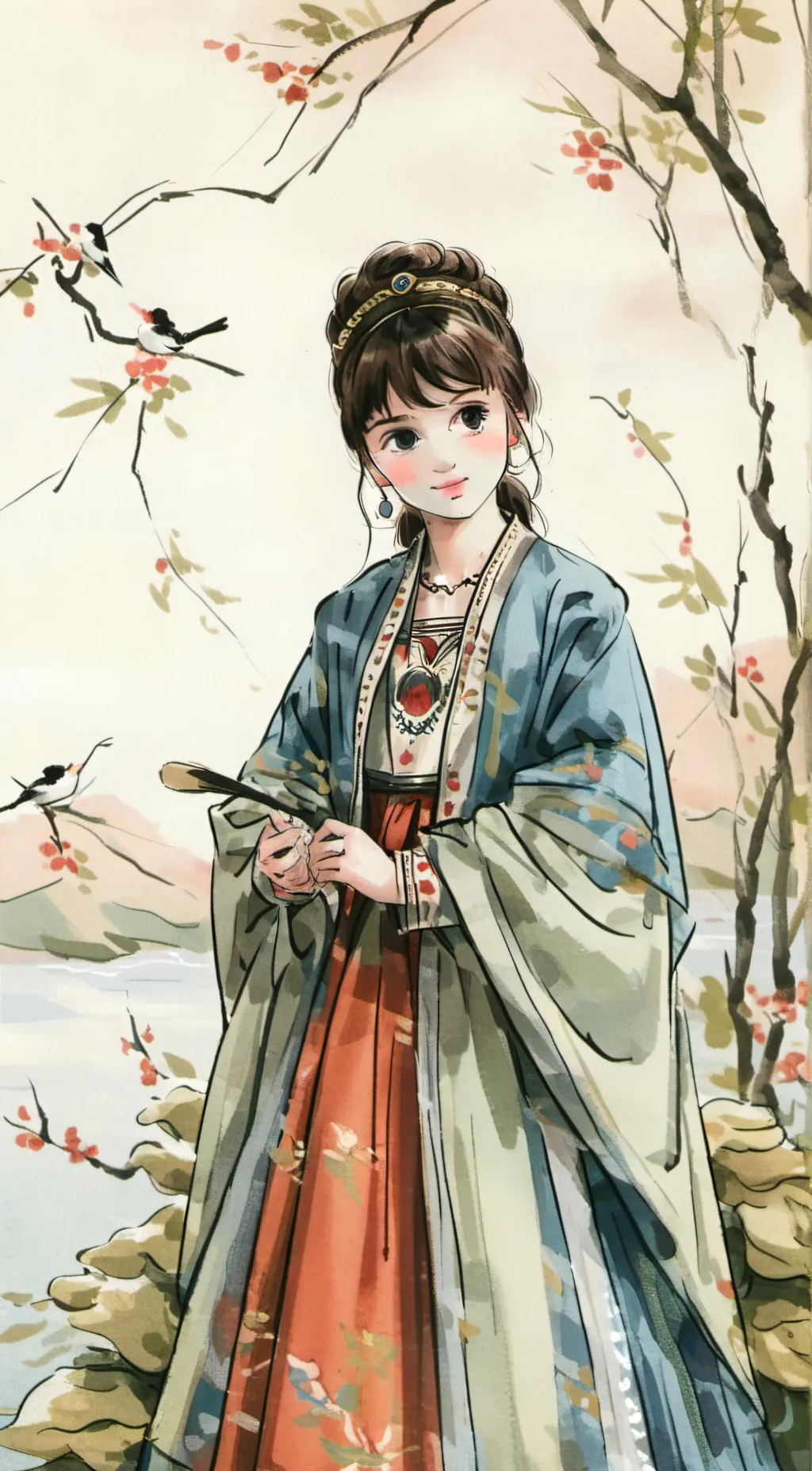 ai character: emma background