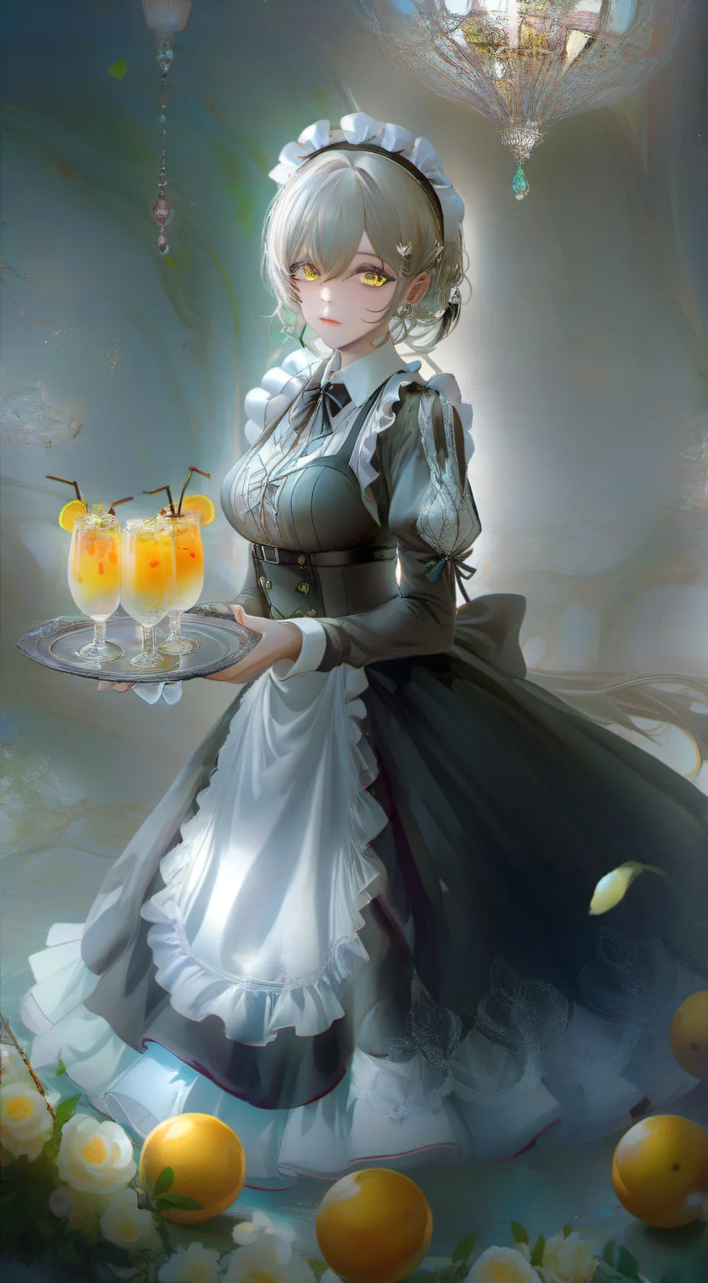 ai character: Diana  background