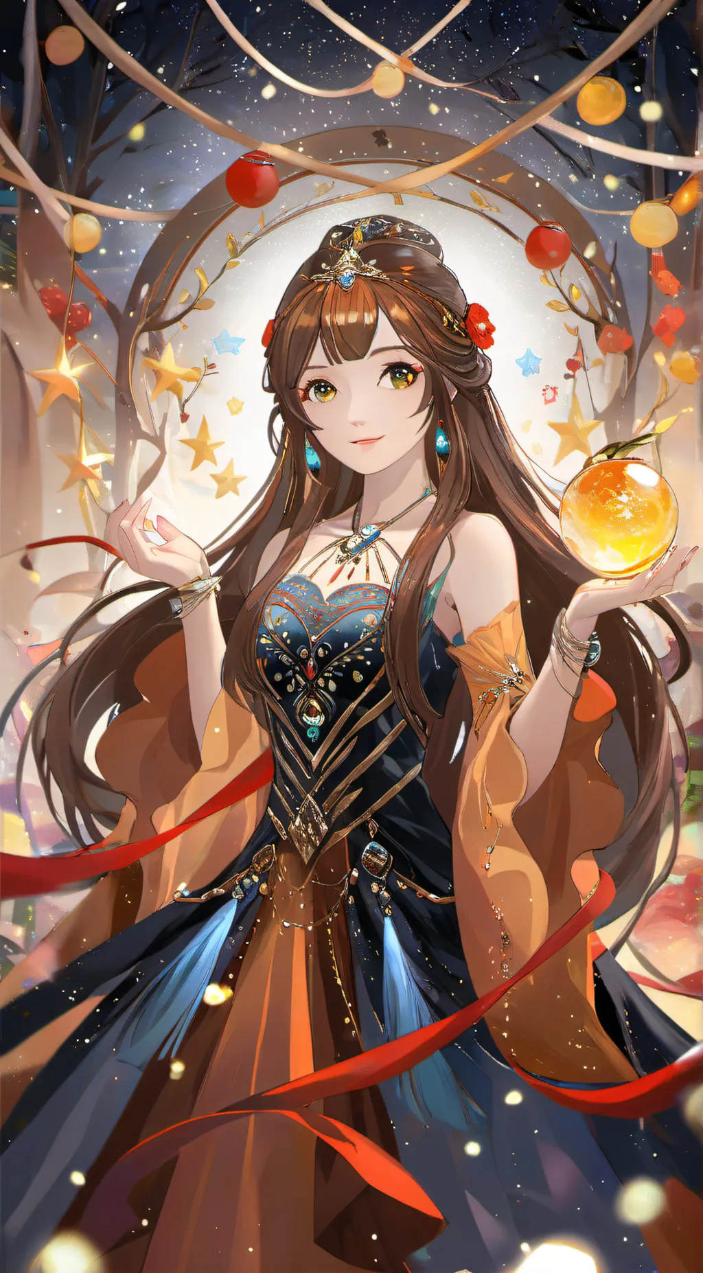 ai character: Luna background