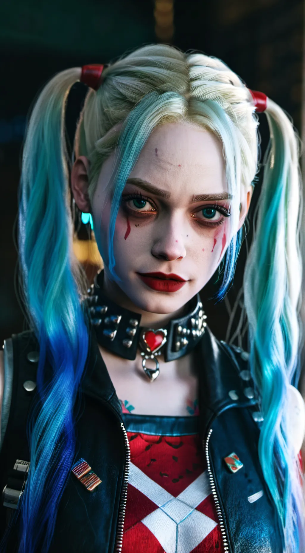 ai character: Harley Quinn  background